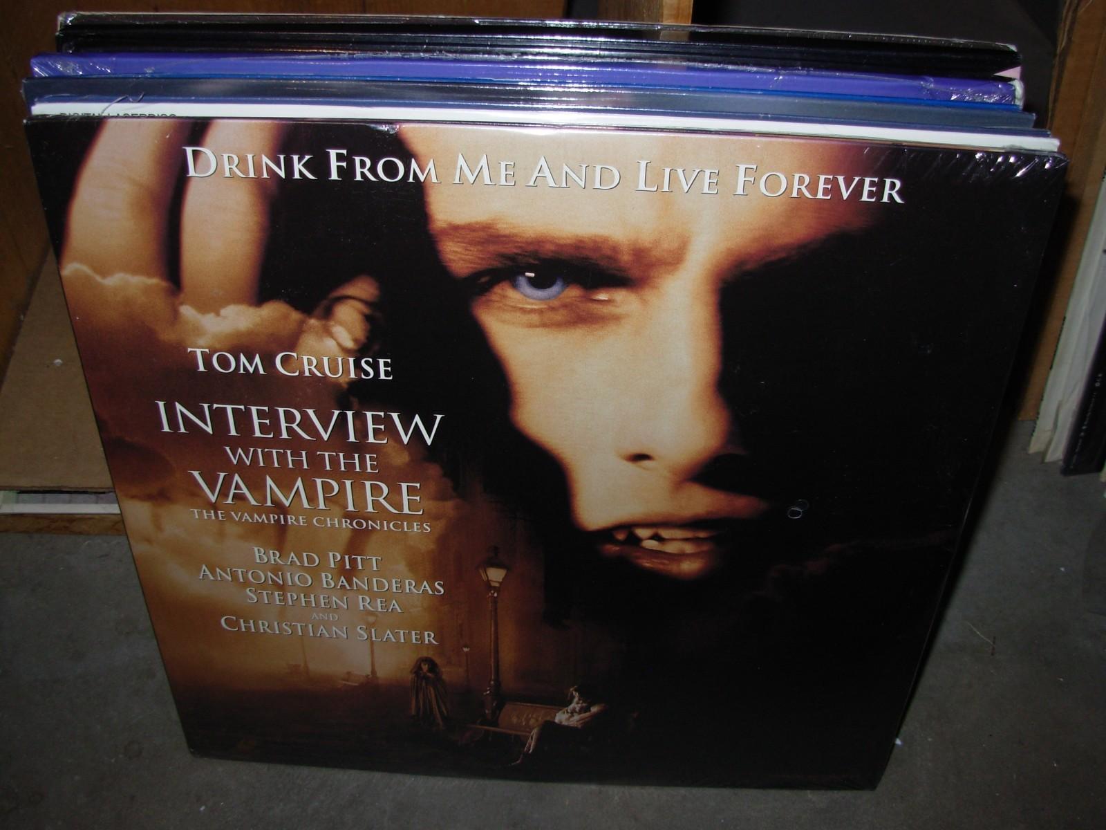 INTERVIEW WITH VAMPIRE / TOM CRUISE / BRAD PITT laserdisc 1994 - SEALED NEW - 