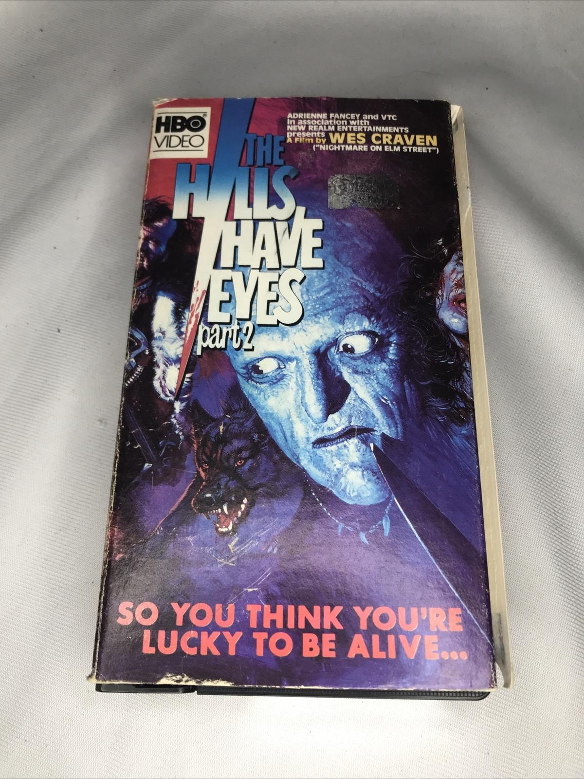 The Hills Have Eyes Part 2 Thorn EMI HBO Video Former Rental Rare VHS Cassette 