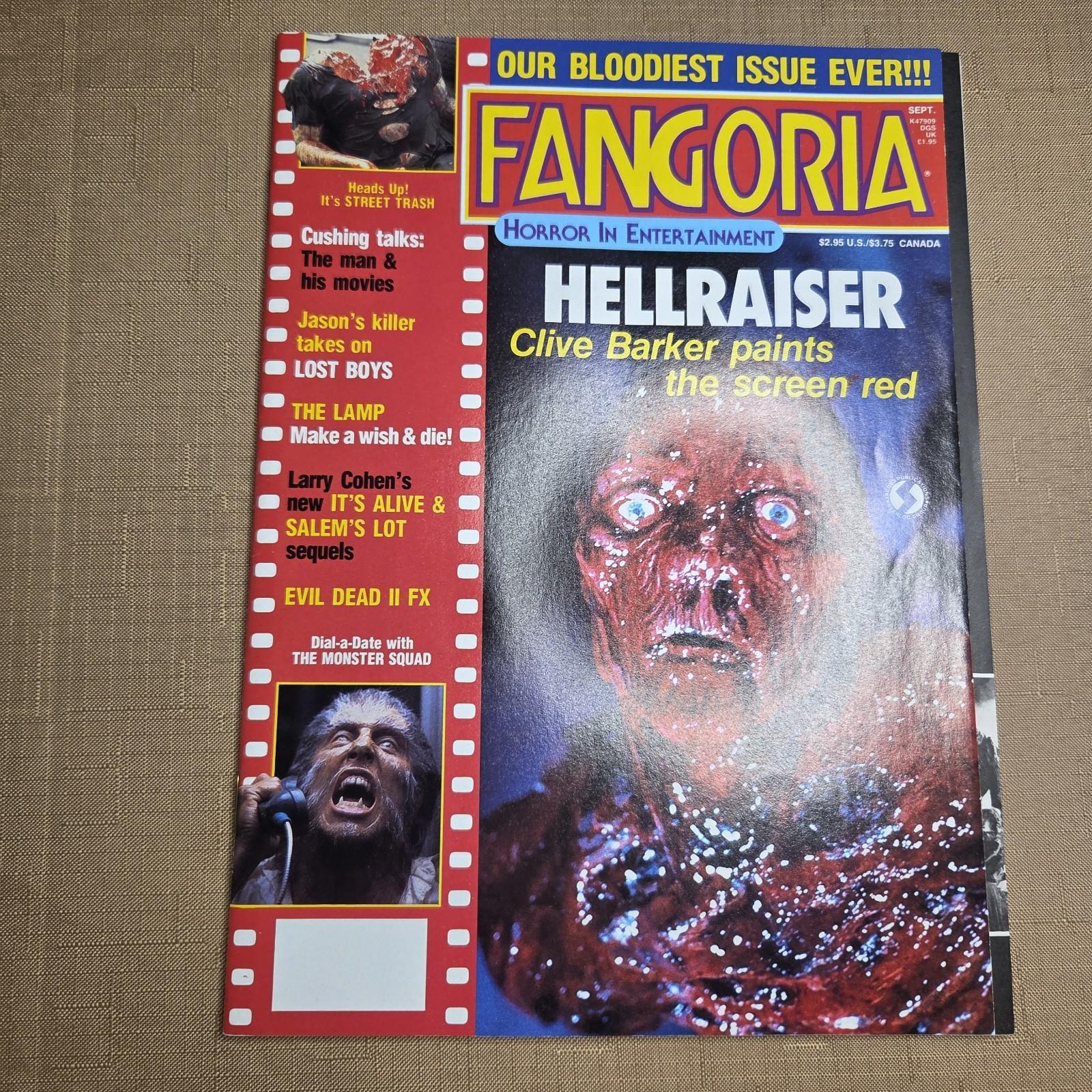 Collector's FANGORIA #17 (1987) Feat: HELLRAISER, Peter Cushing Interview