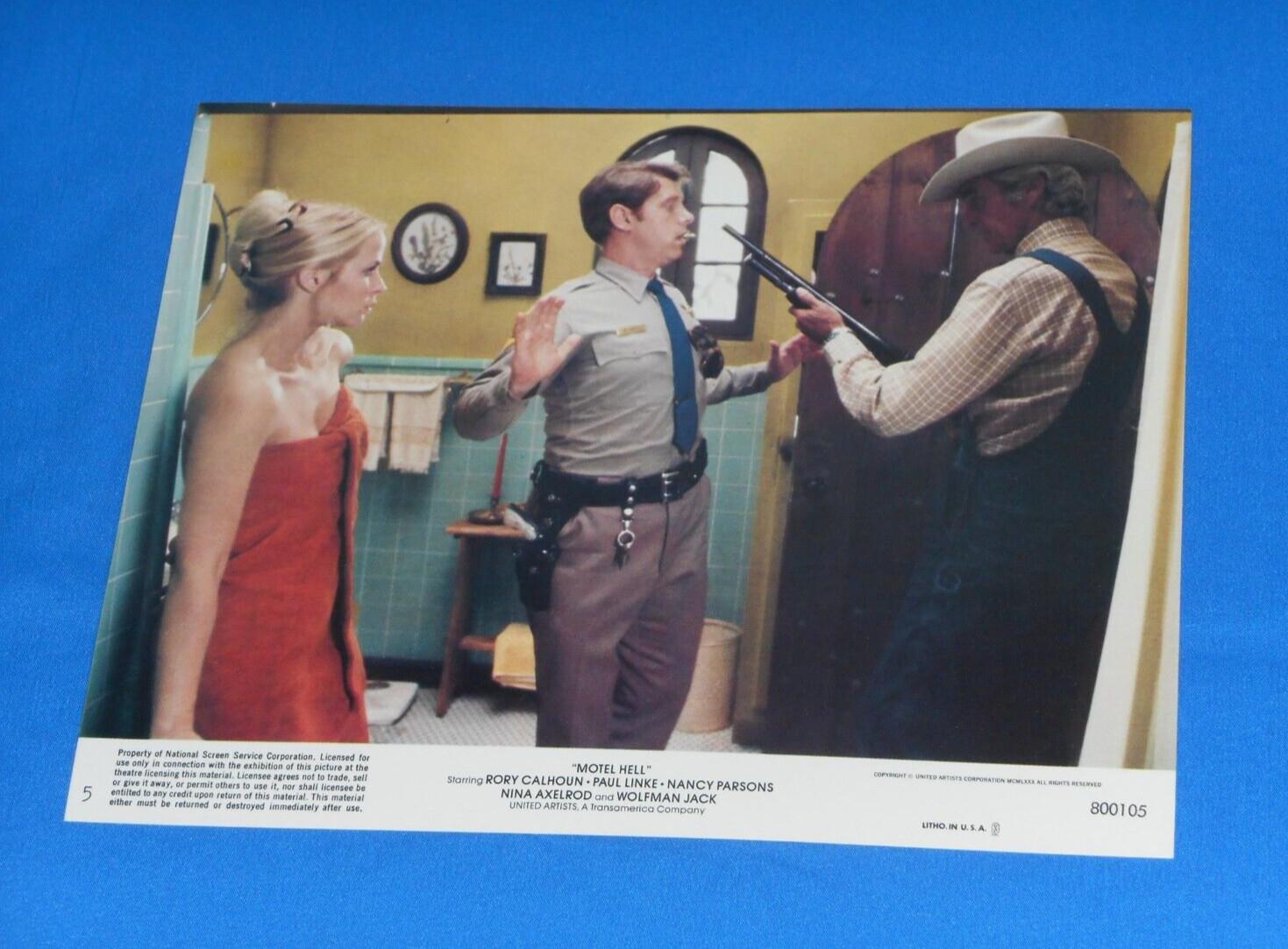 original MOTEL HELL mini lobby card #5