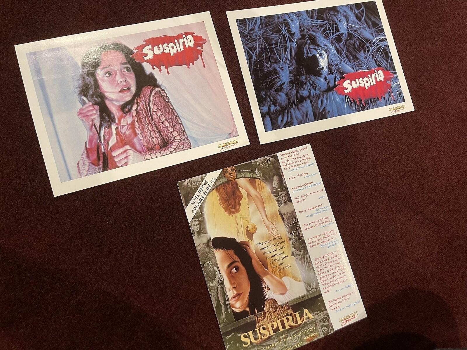 Suspiria Movie Video Release Promotion Pack Dario Argento 1977 Horror Giallo