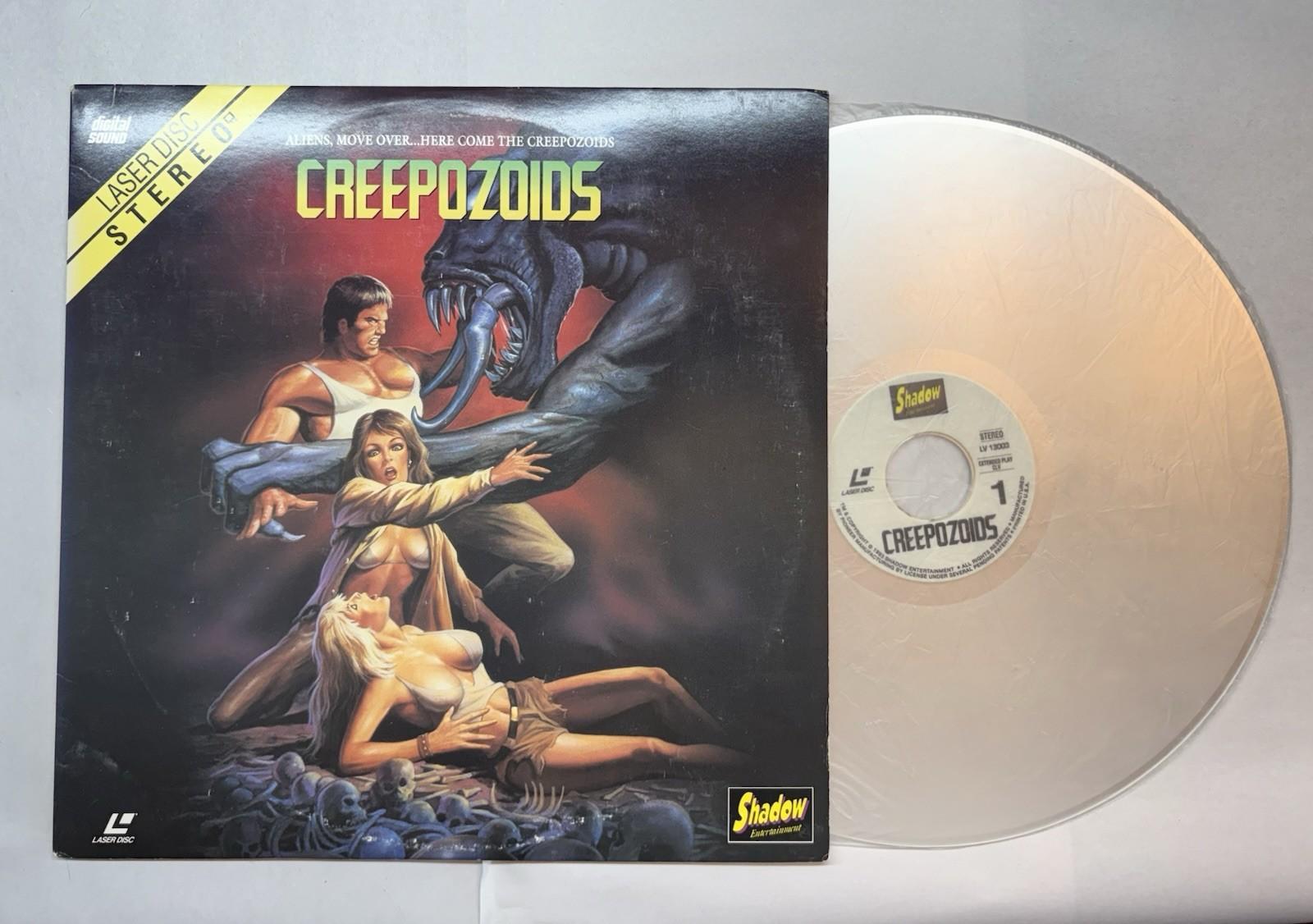 Creepozoids Laserdisc Horror Movie Shadow Entertainment Linnea Quigley 80s 1987