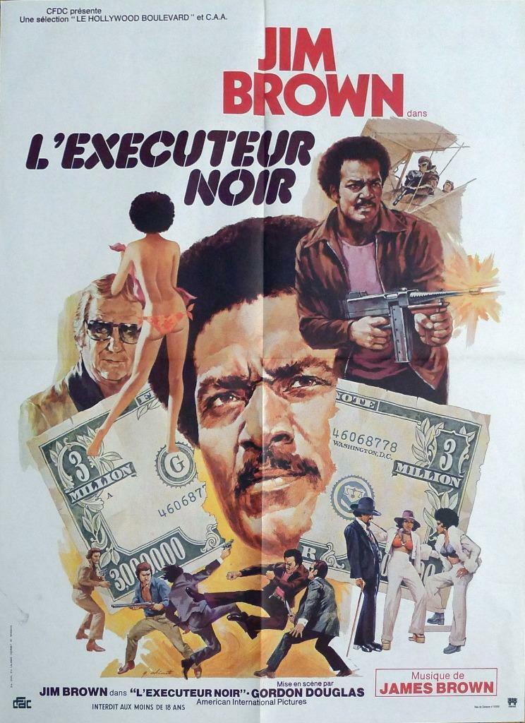 SLAUGHTER'S  BIG RIP-OFF - BROWN / BLACKPLOITATION - SEXY -ORIGINAL MOVIE POSTER