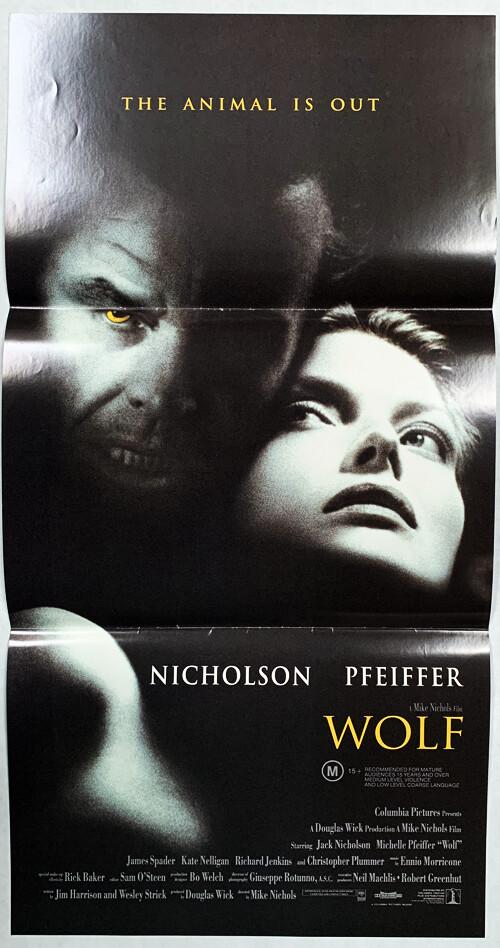 Wolf Australian Daybill Original Poster 1994