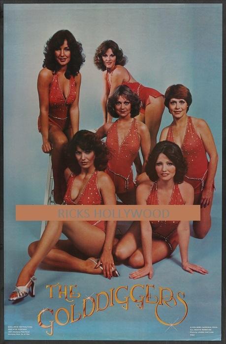 Original 1978 DEAN MARTIN'S GOLDDIGGERS Vintage Poster OSP #502 NOT A REPRINT