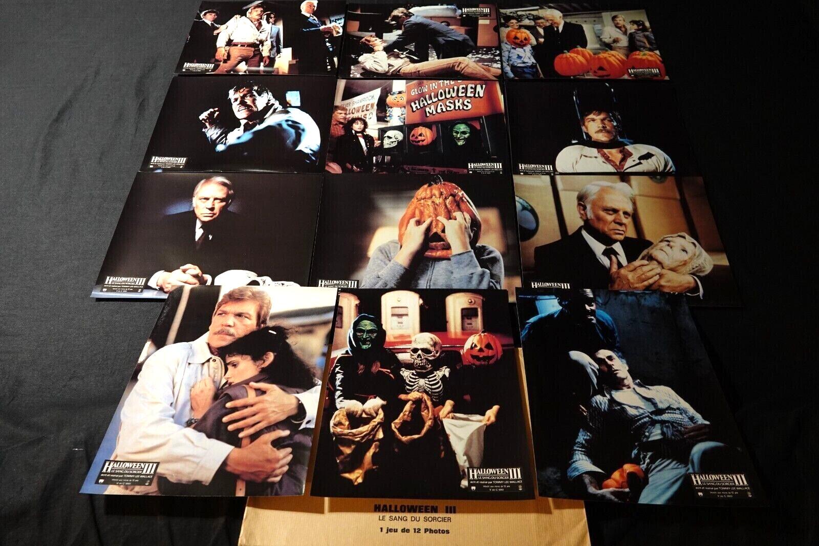 HALLOWEEN 3 ! : Halloween III : Season of the Witch 12 lobby cards 1982