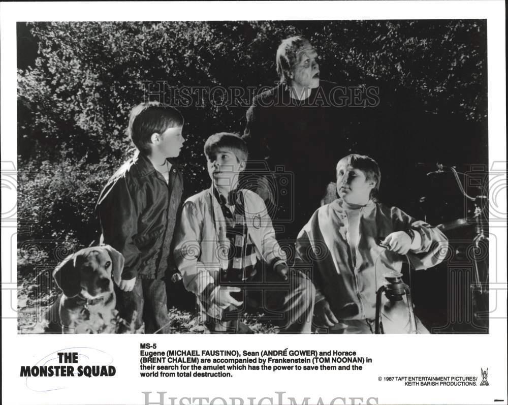 1987 Press Photo The starring cast in a scene from "The Monster Squad."