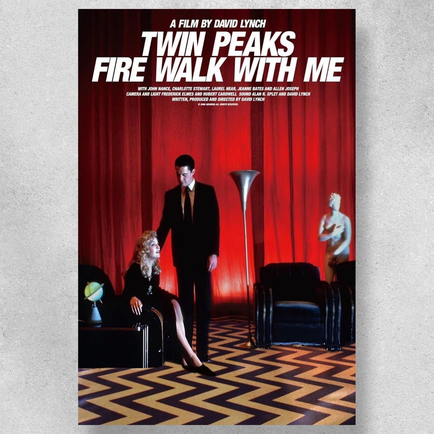 Vintage 1992 Twin Peaks Fire Walk With Me Movie Gift For Fans Poster MH51