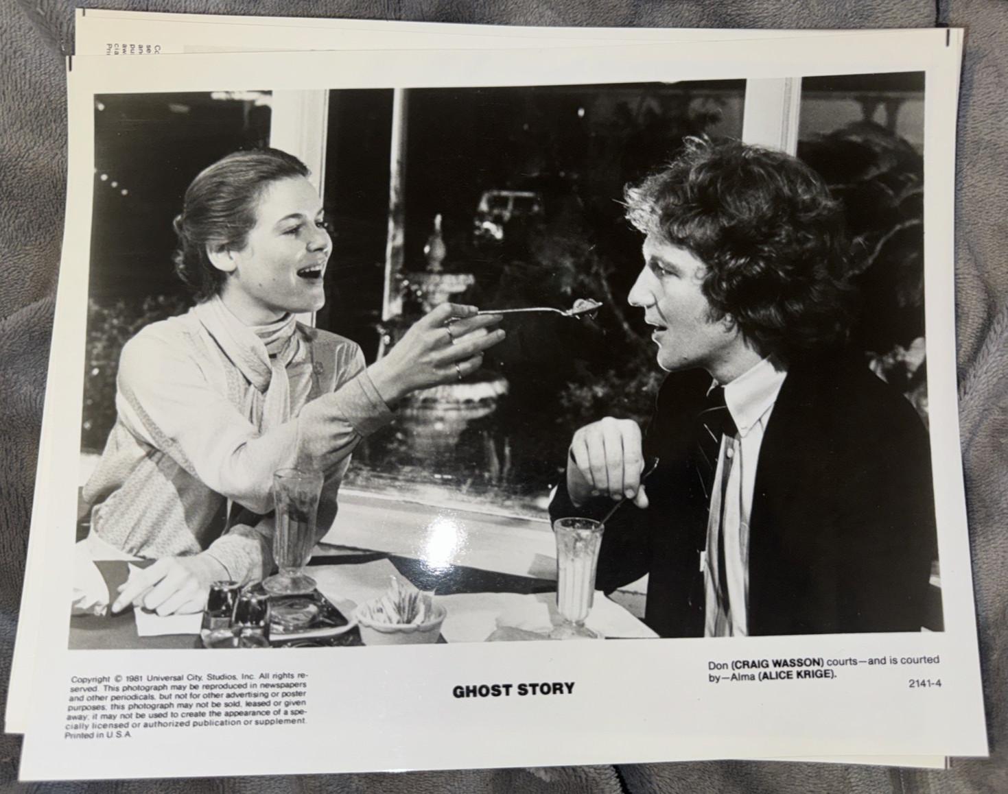 VINTAGE 1981 GHOST STORY PRESS KIT/PHOTOS FRED ASTAIRE DOUGLAS FAIRBANKS JR RARE