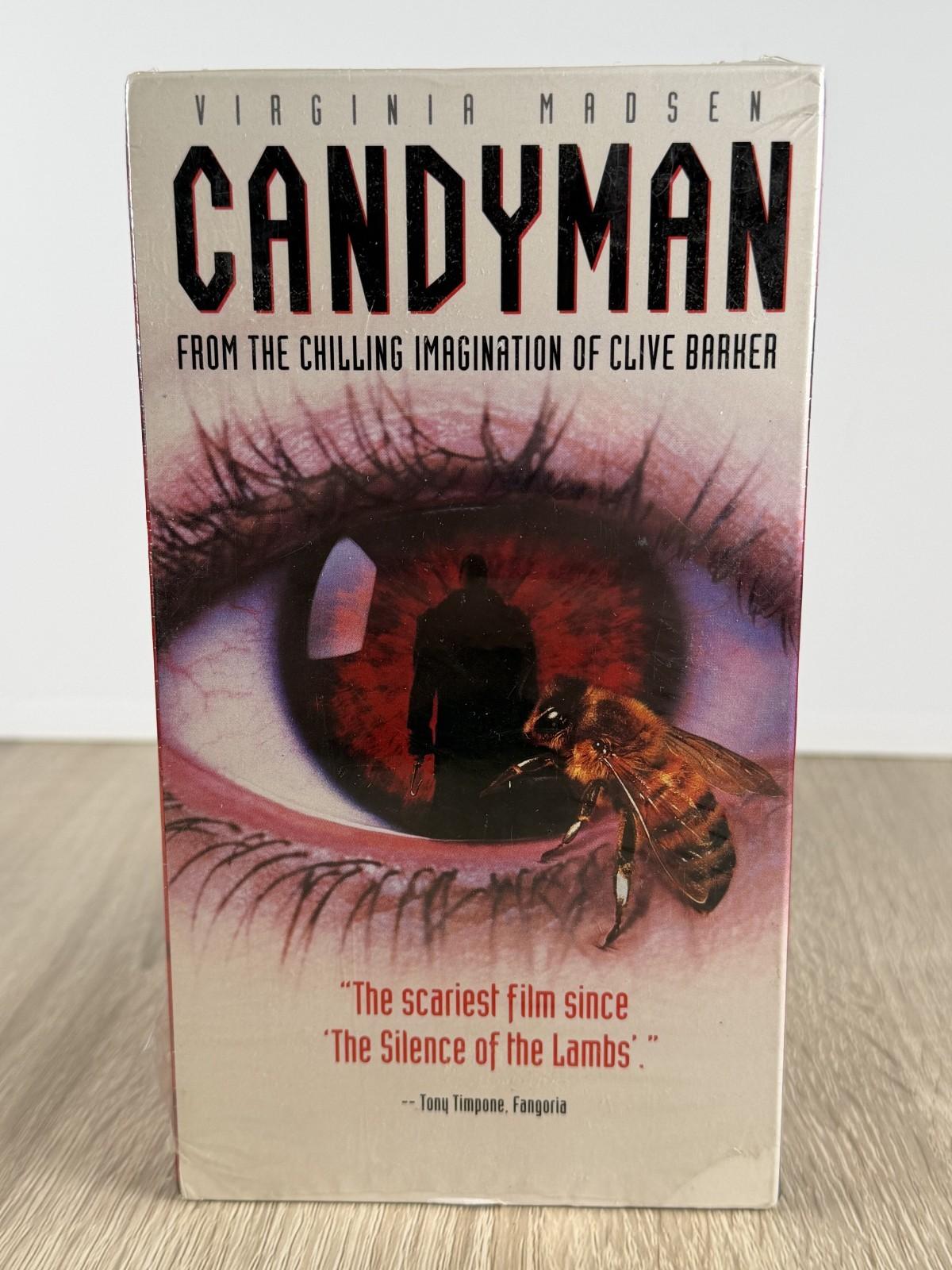Candyman VHS 1992 Clive Barker Virginia Madsen Horror Partial Seal Rare