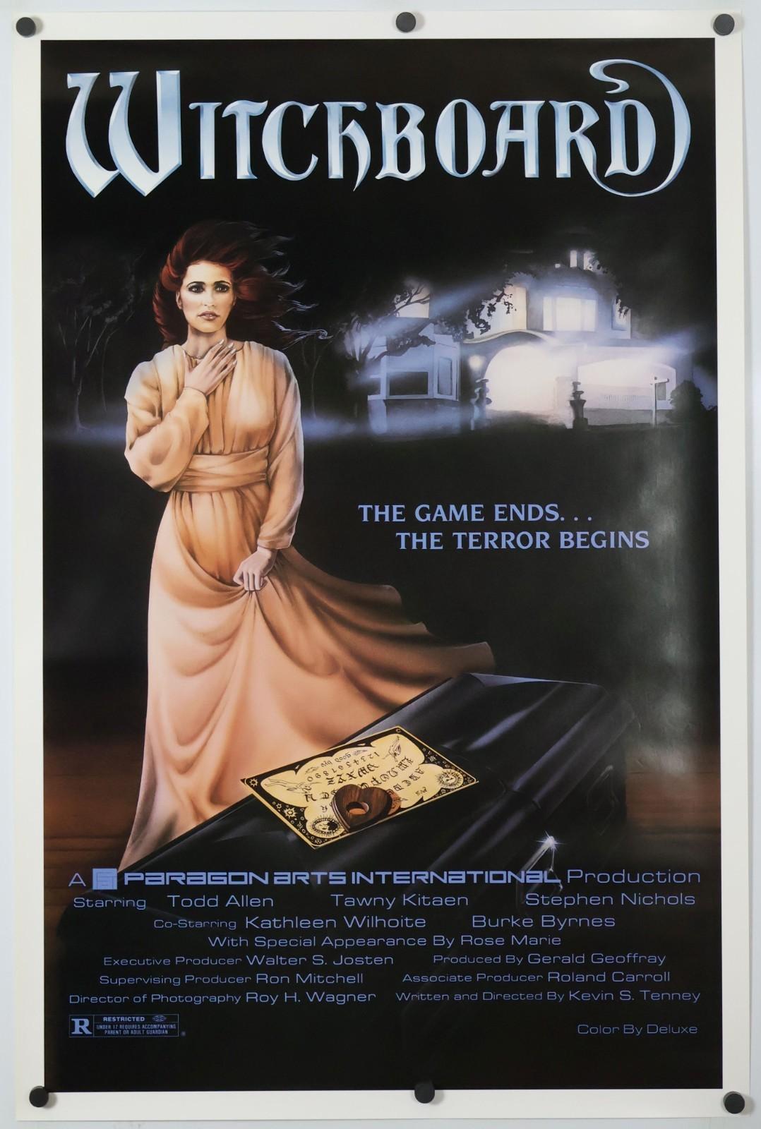 Witchboard original movie poster 27x41 ROLLED 1986 Tawny Kitaen Ouija Art Style