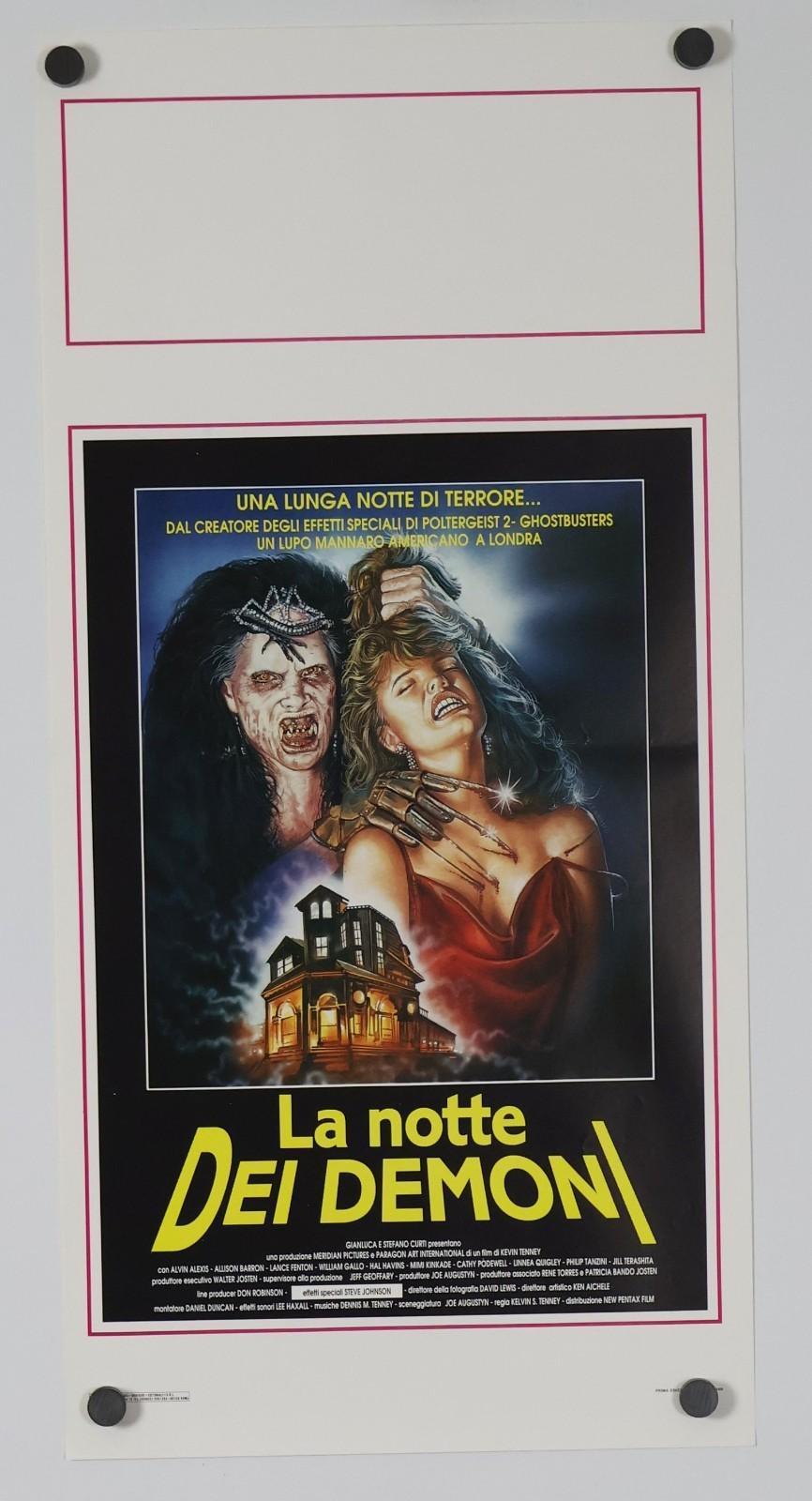 Night Of The Demon - original movie poster - IT Locandina Classic Horror