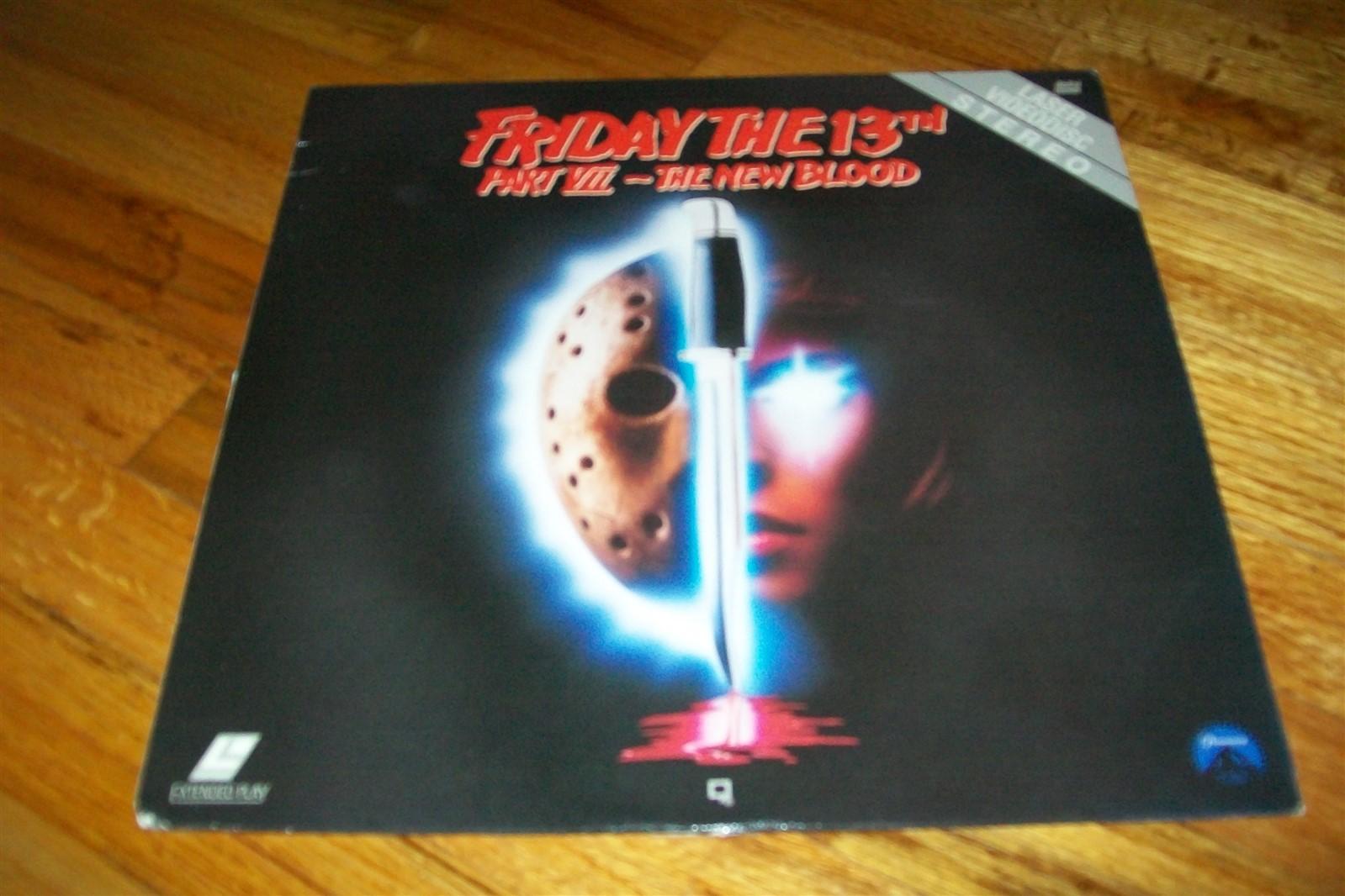 FRIDAY THE 13TH PART VII - THE NEW BLOOD Laserdisc EXCELLENT RARE PART SEVEN 7
