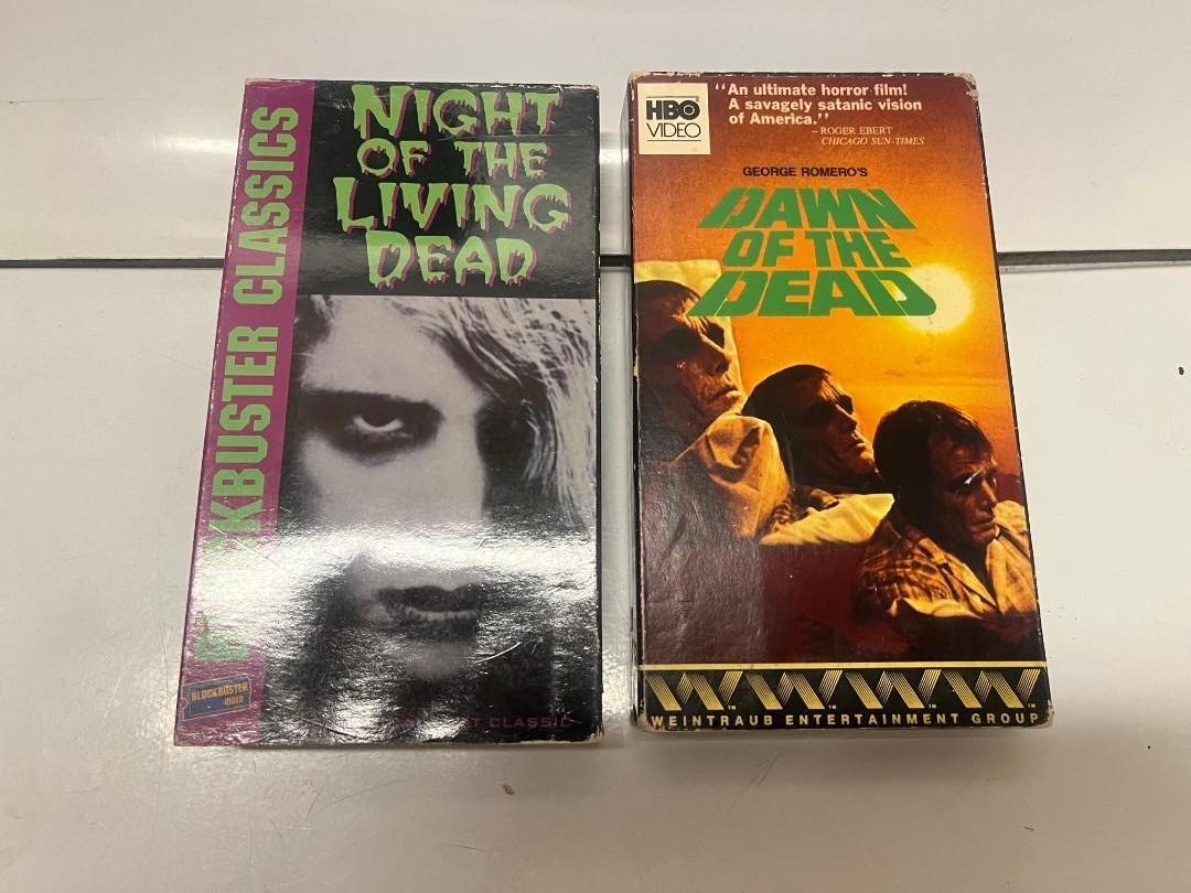 Dawn Of The Dead 1977 VHS  HBO Video Vintage -RARE- Night Of The Living Dead