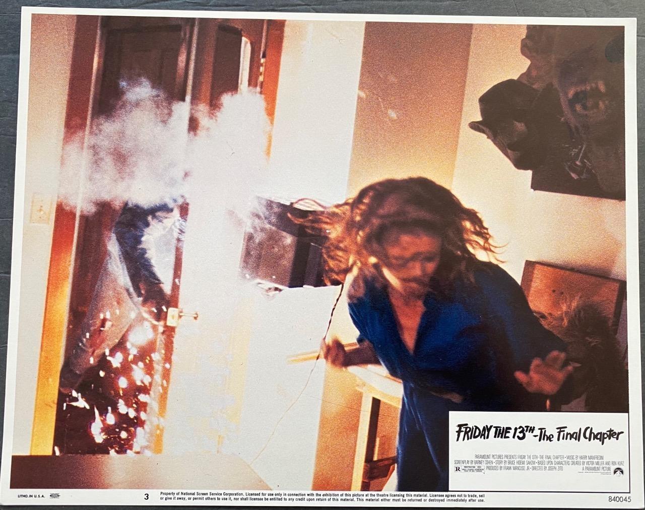 FRIDAY THE 13th: THE FINAL CHAPTER  org  Kimberly Beck  1984  lobby card 565