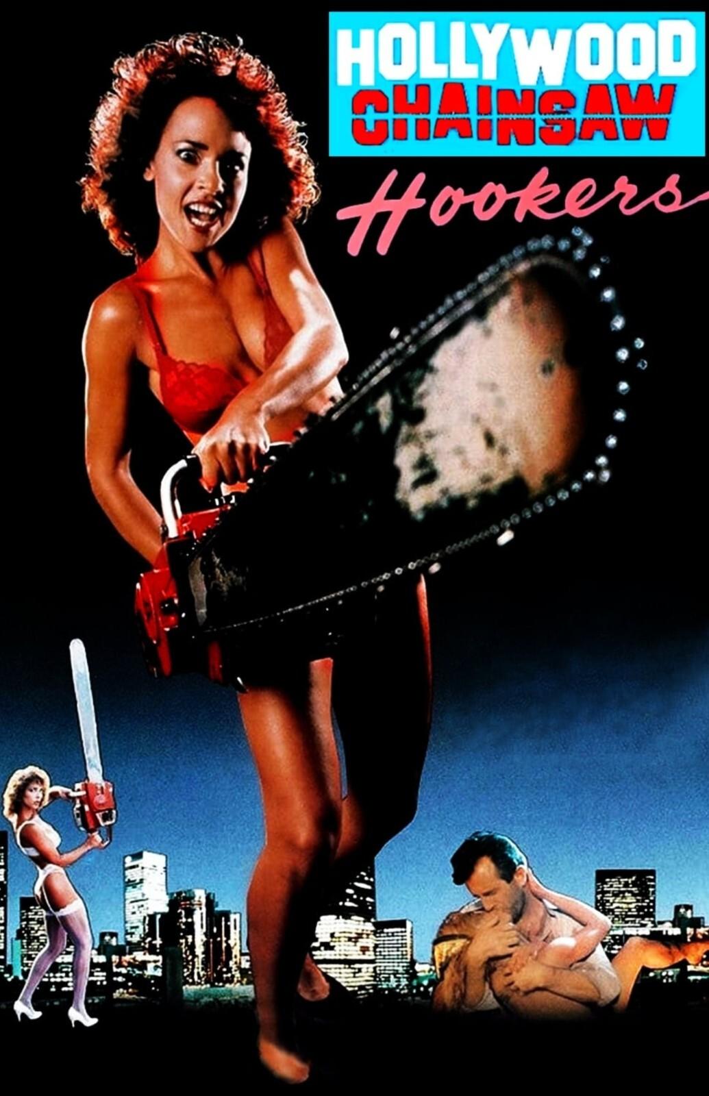 Hollywood Chainsaw Hookers 1988 Movie Poster Wall Art Made in USA