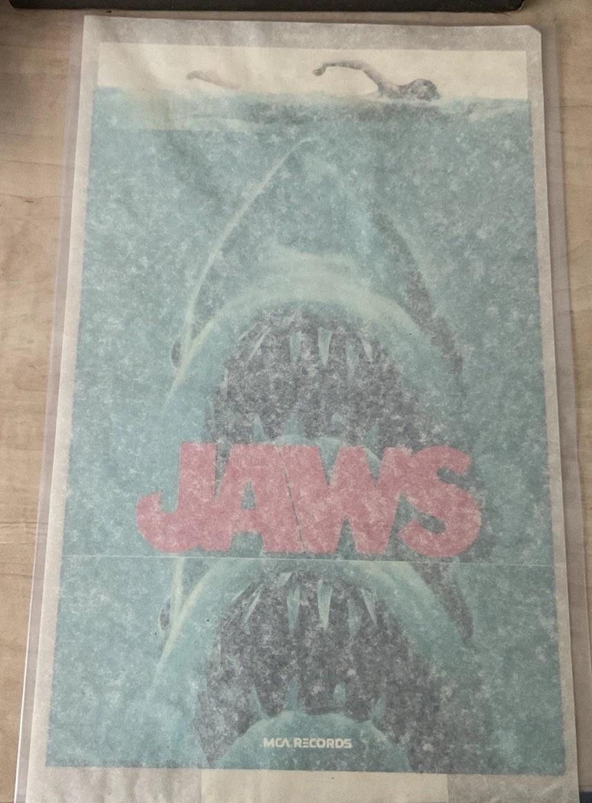 Original 1975 Jaws Movie 9x14.75 In Heat Transfer