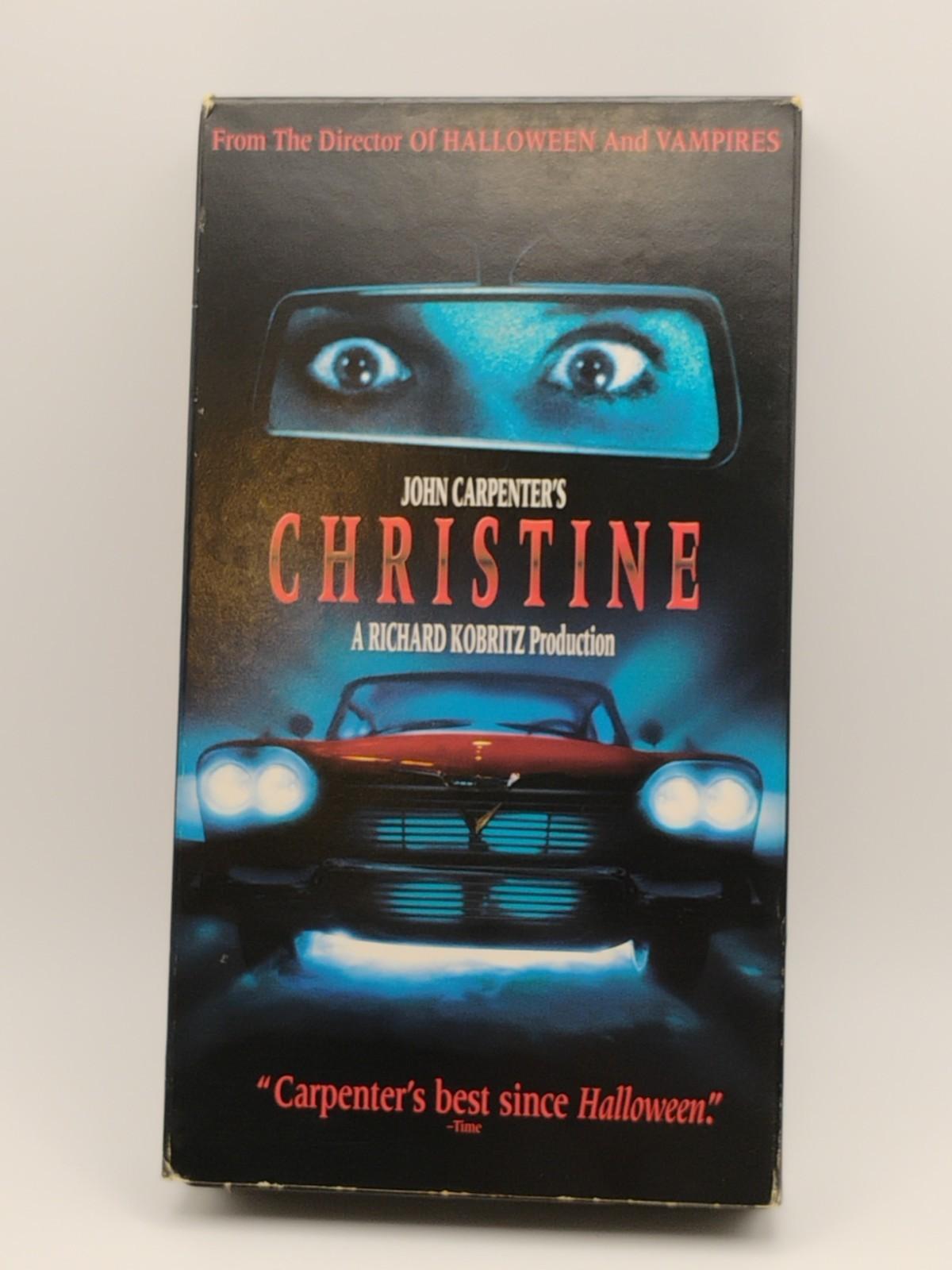 Vintage CHRISTINE horror VHS Slasher John Carpenters 1983 Film -1999 VHS Used