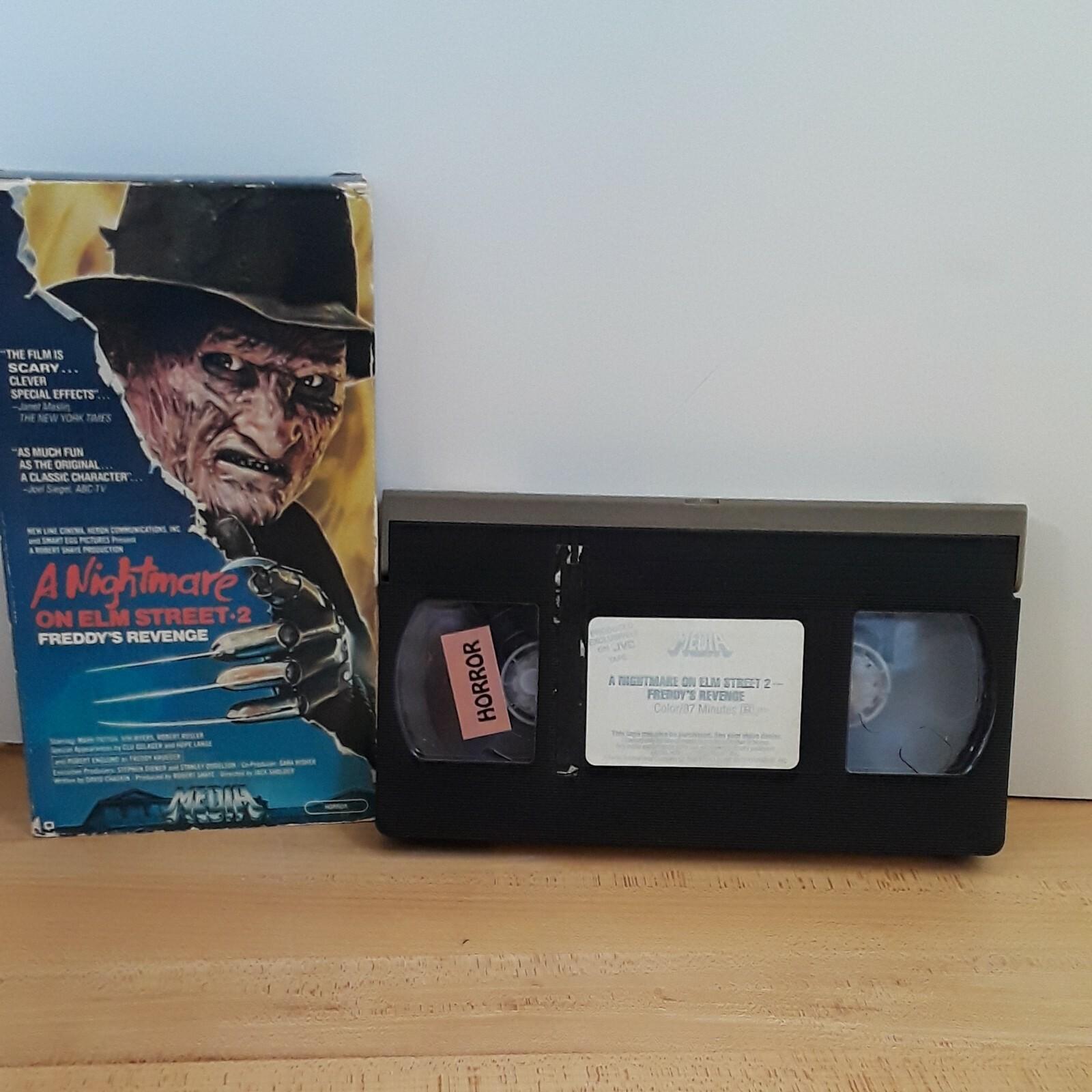 A Nightmare on Elm Street 2 - Freddys Revenge (VHS) Media 1986 *Ex Rental* rare 