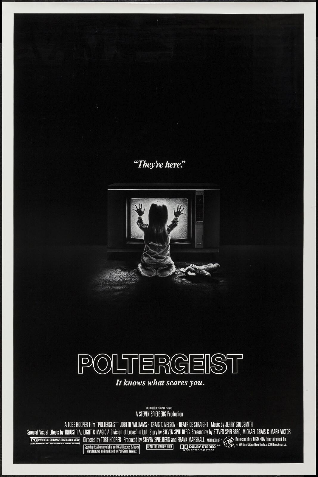 POLTERGEIST original 1982 27x41 ROLLED one sheet movie poster