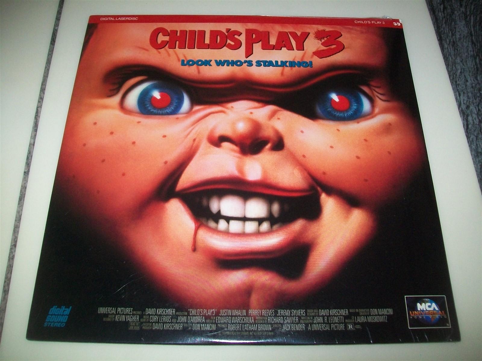 CHILD'S PLAY 3 Laserdisc LD BRAND NEW SEALED VERY RARE HORROR PART THREE III