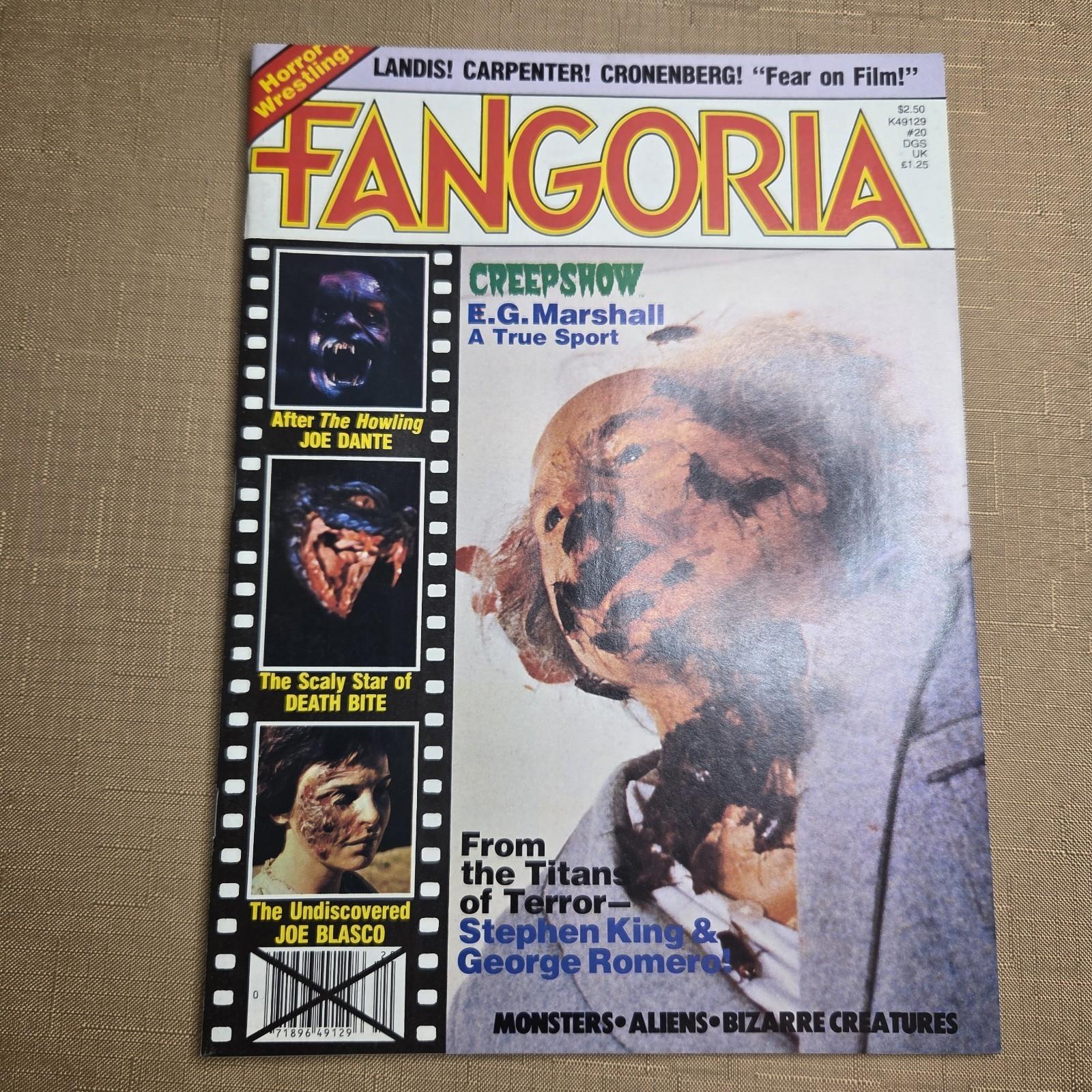 Fangoria #20 1982: John Carpenter The Thing, Creepshow, Joe Dante & Savini