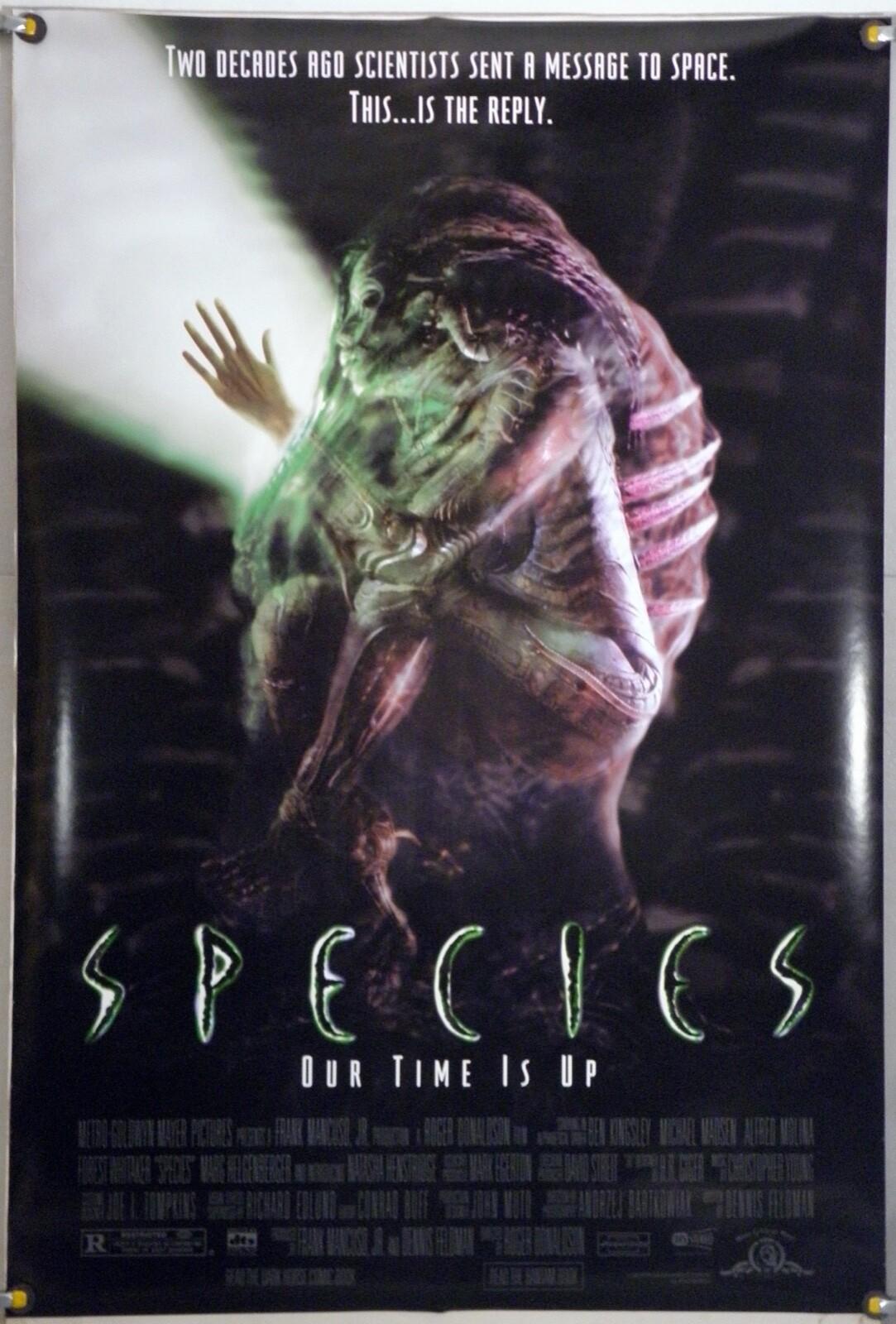 SPECIES DS ROLLED ORIGINAL ONE SHEET MOVIE POSTER NATASHA HENSTRIDGE (1995)