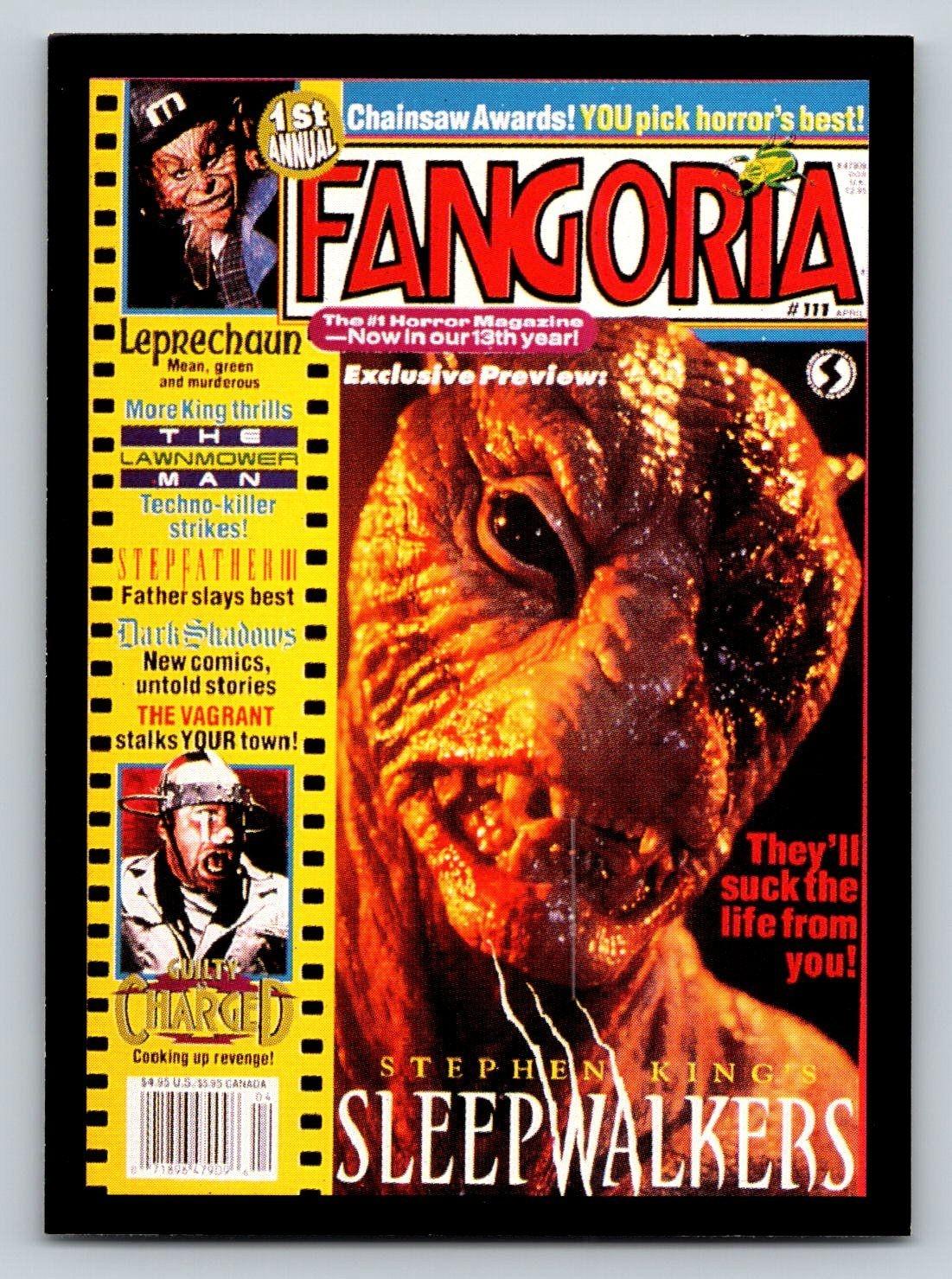 Fangoria Sleepwalkers #28 1992 Fango Fright File Comic Images