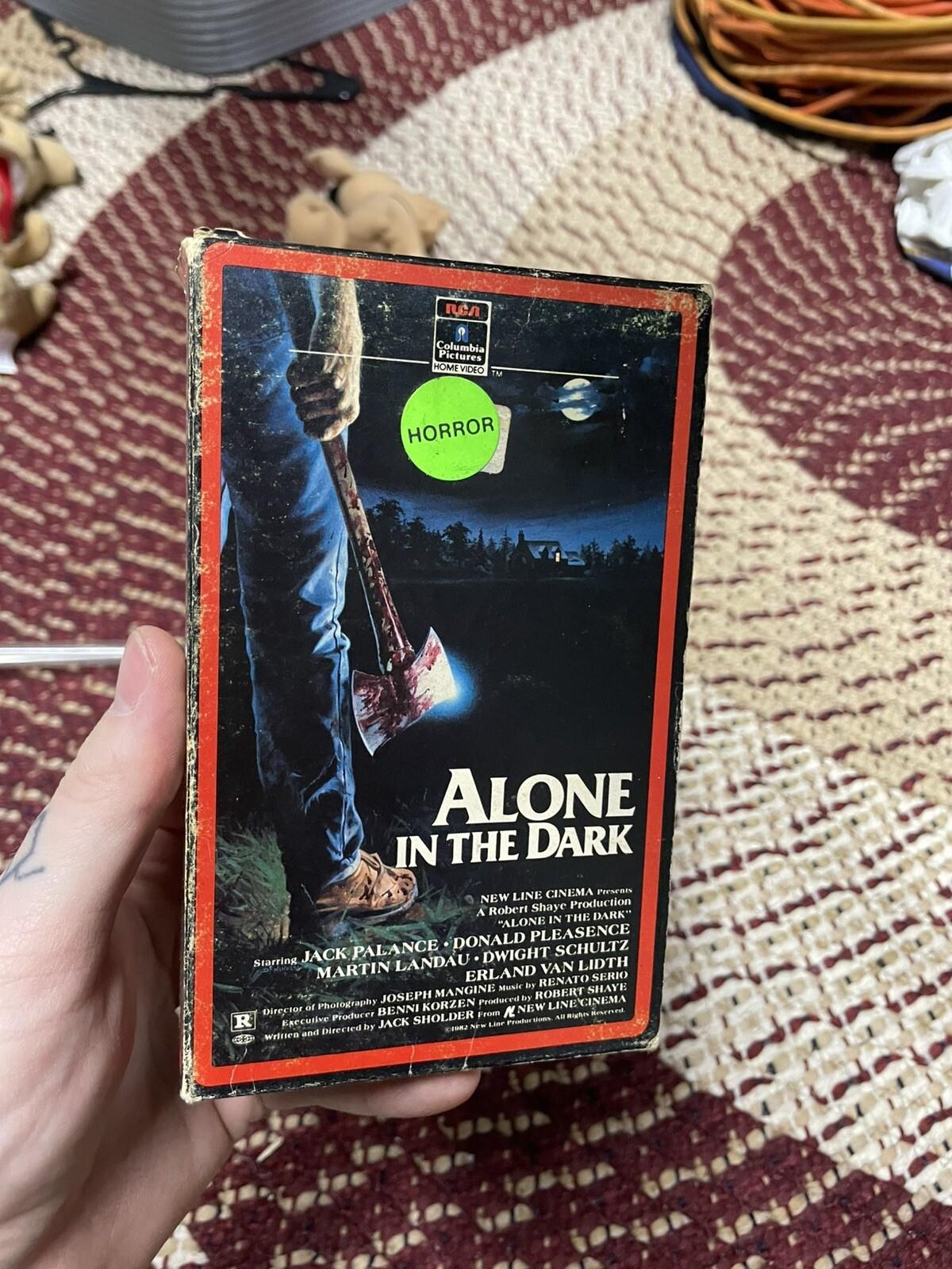 Alone In The Dark Beta Not VHS Rare Horror Slasher RCA