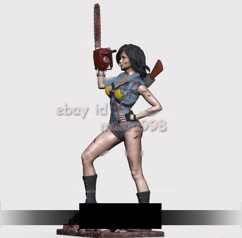 3D Print Miss Ash from Evil Dead Garage Kit Model Kit Unpainted Unassembled GK