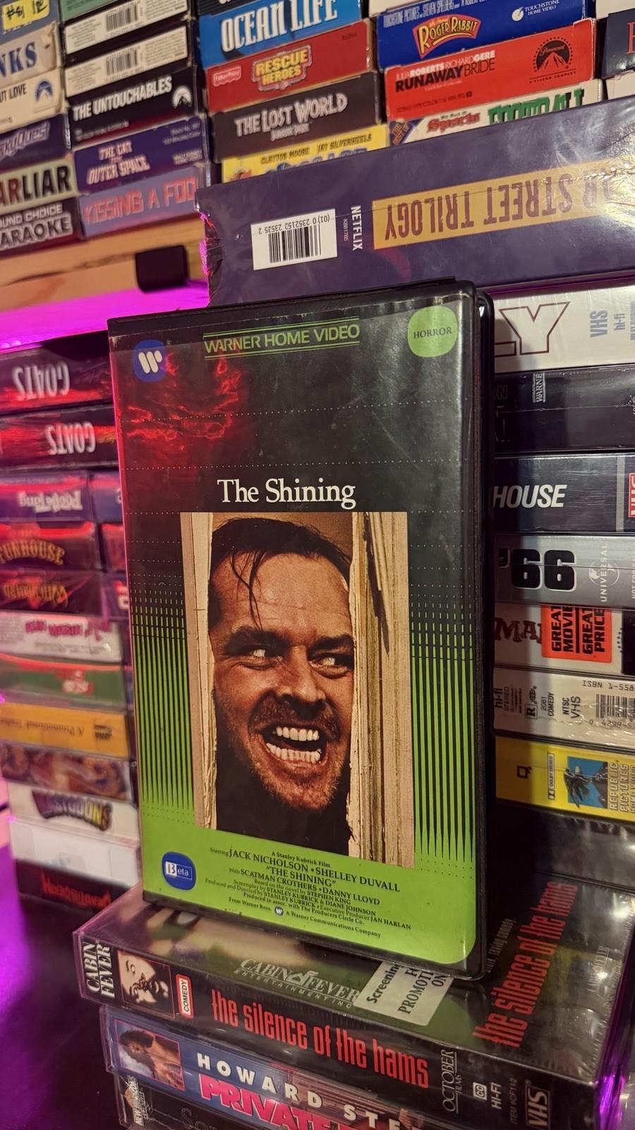 RARE The Shining BETAMAX Clamshell, Warner Home Video Release 1980 
