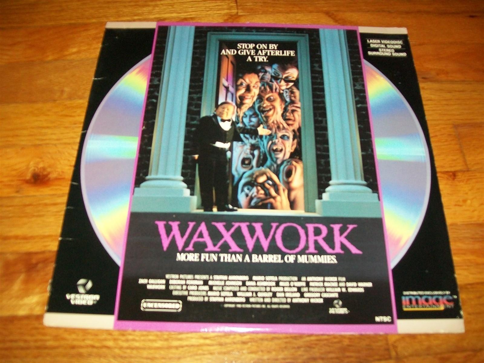 WAXWORK Laserdisc LD VERY GOOD CONDITION VERY RARE GREAT HORROR FILM WAX WORK