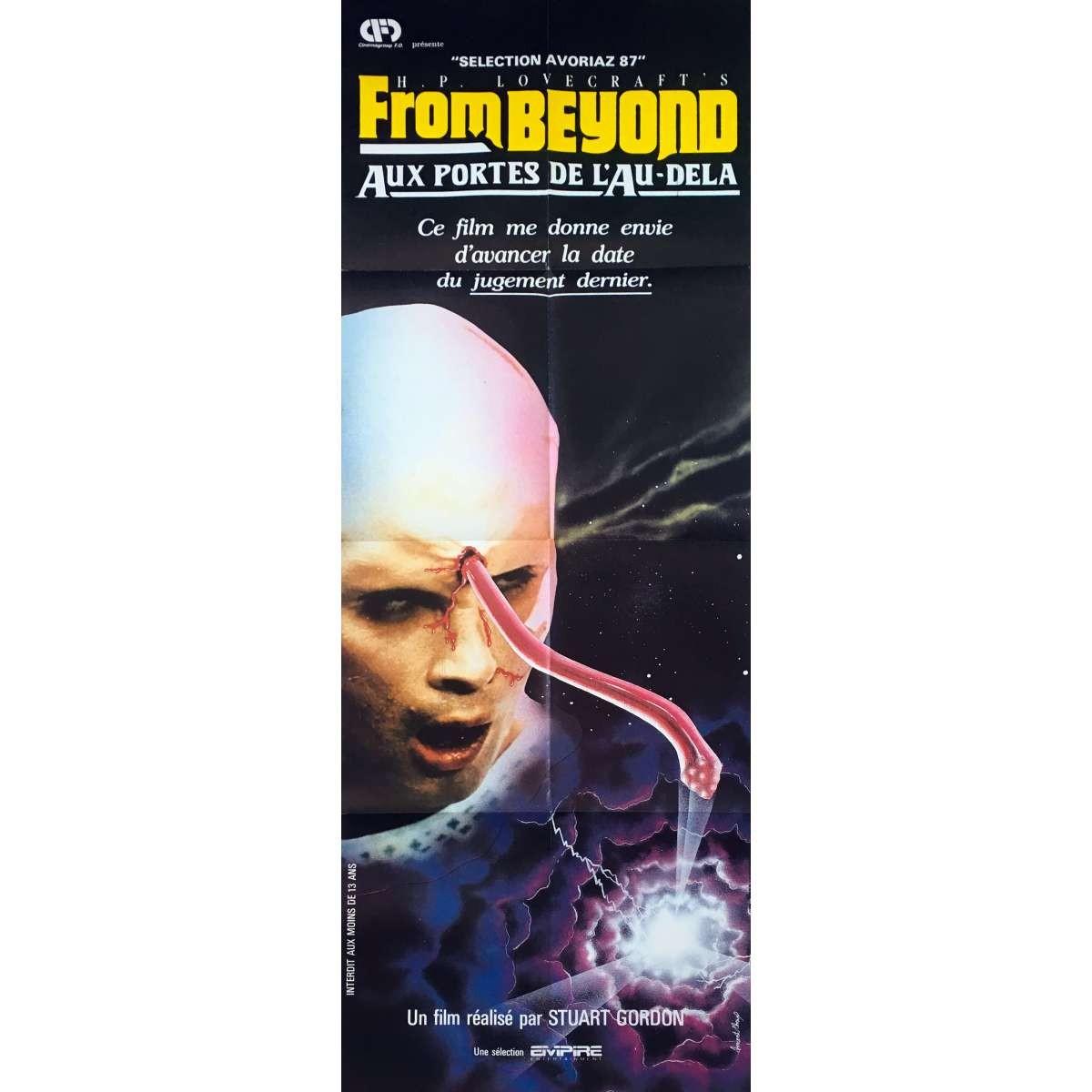 FROM BEYOND Original Movie Poster  - 23x63 in. - 1986 - Stuart Gordon, Jeffrey C