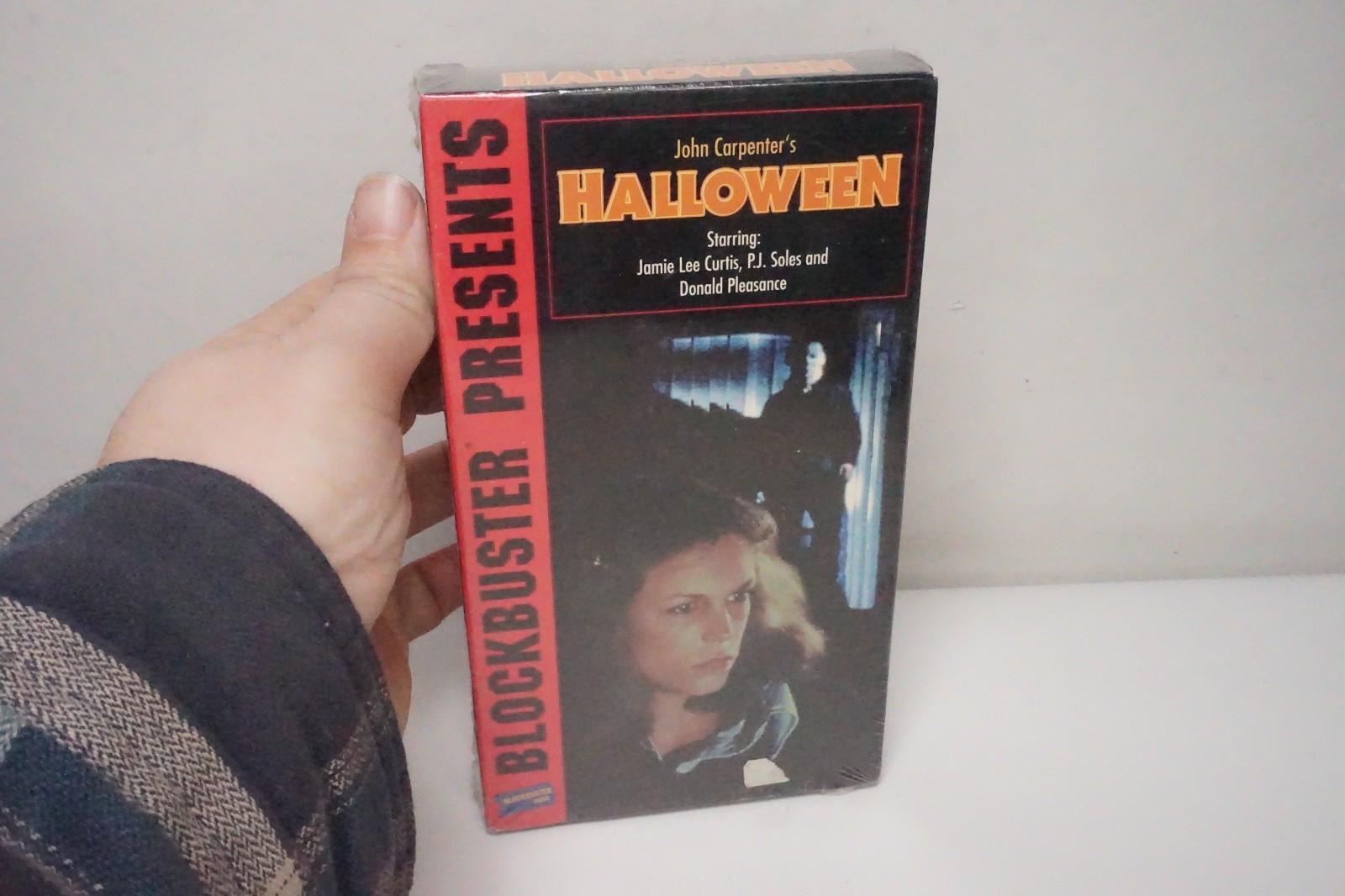 Vintage 1999 VHS HALLOWEEN 1978 Blockbuster Clean Copy In Shrink Michael Myers