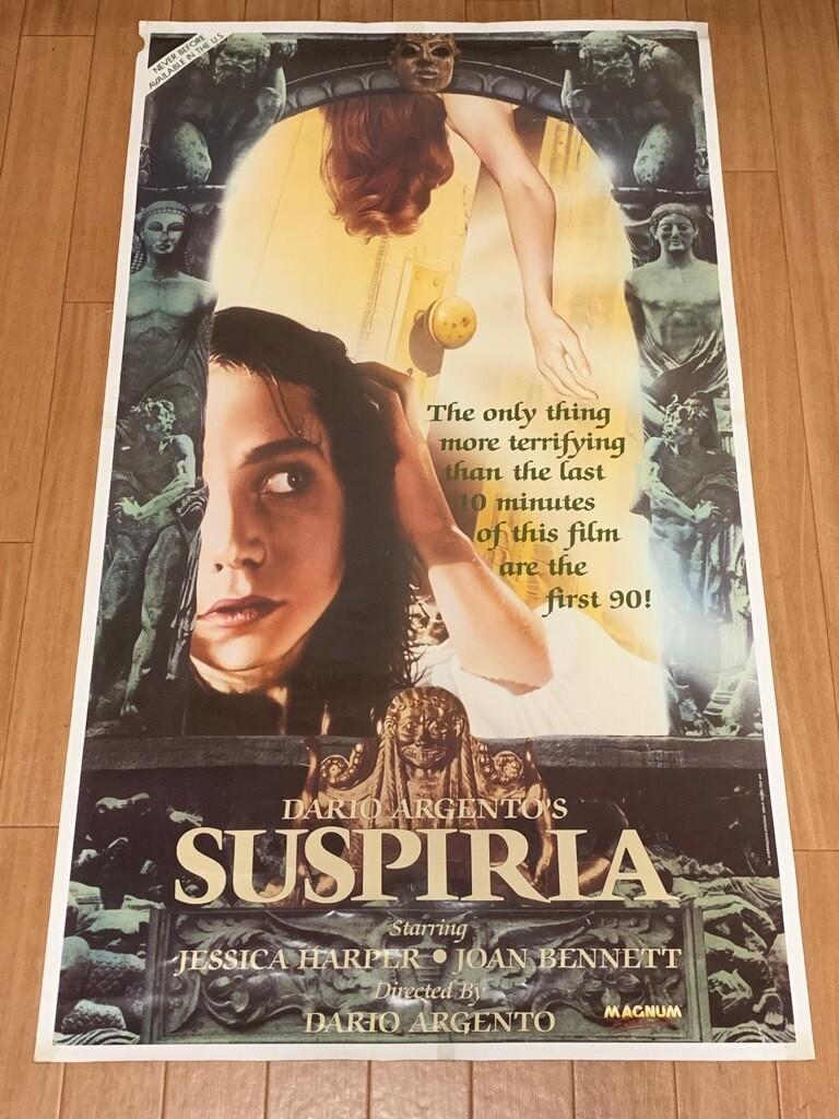 Suspiria (1977 film) Vintage Original Italy Horror Movie Video Promotion Poster