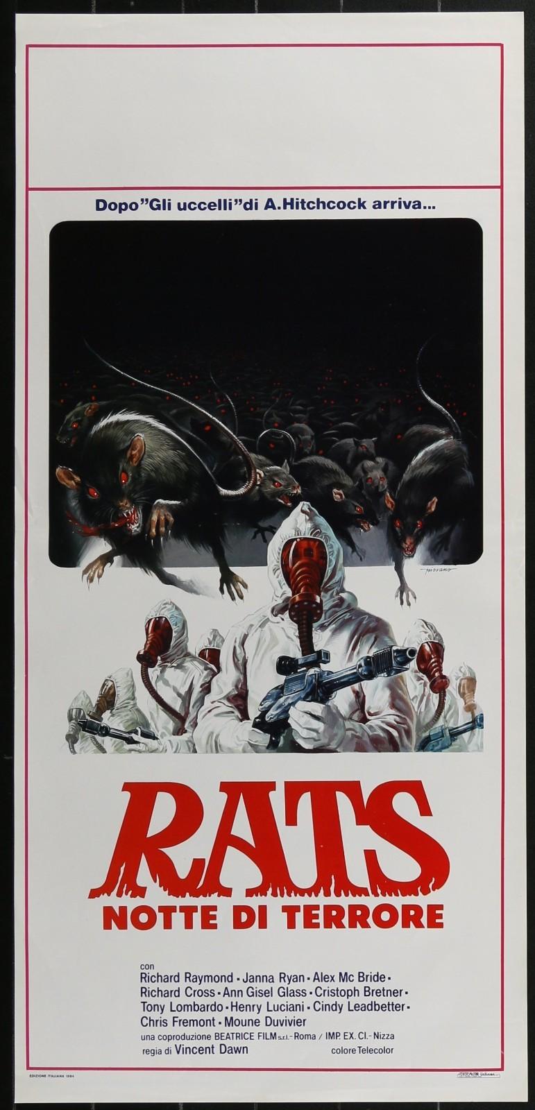 Rats Night of Terror 1984 Italian Locandina Horror Movie Poster Post-Apocalyptic