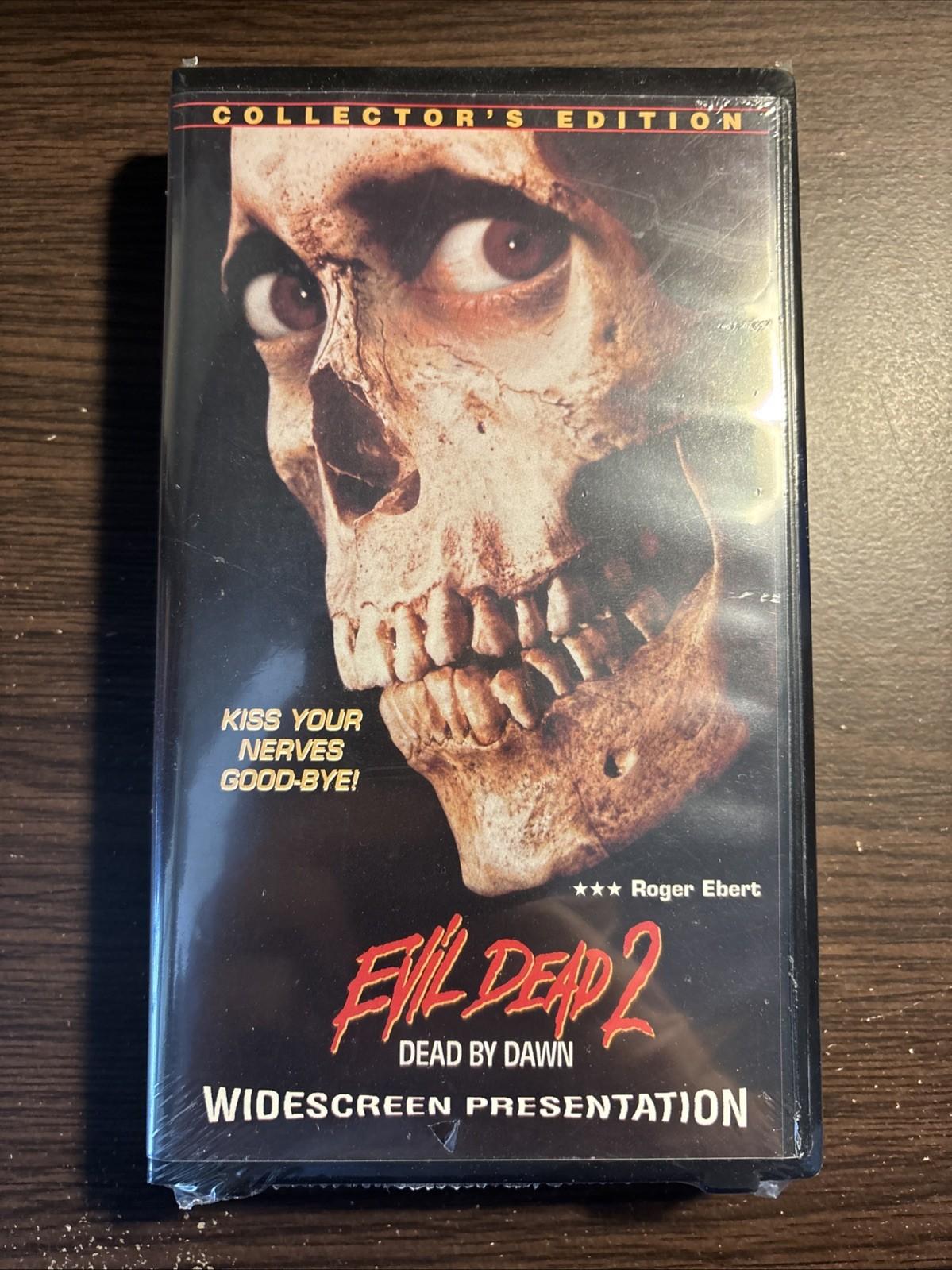 Evil Dead 2: Dead By Dawn (1987) VHS - Collector's Edition Clamshell - Horror