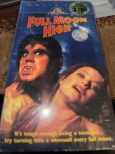 Full Moon High VHS 80's Comedy Horror Werewolf Adam Arkin Sealed  Small Tear