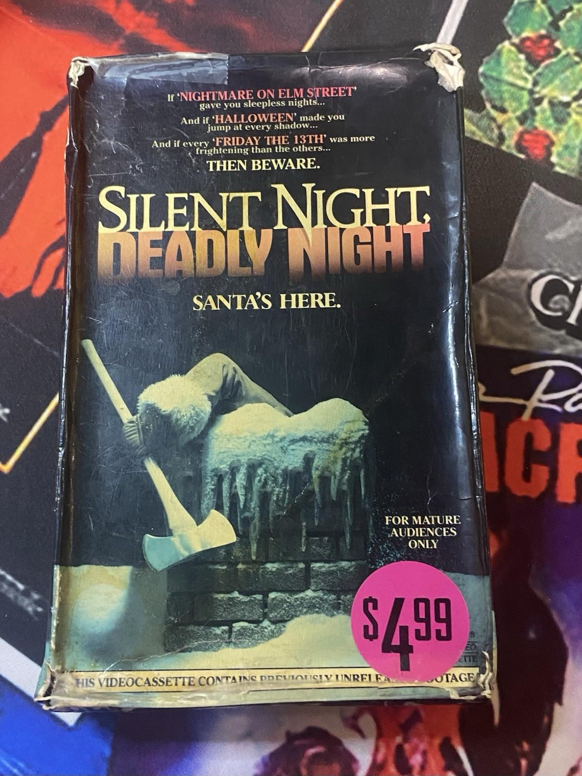 Silent Night Deadly Night VHS (Big Box)