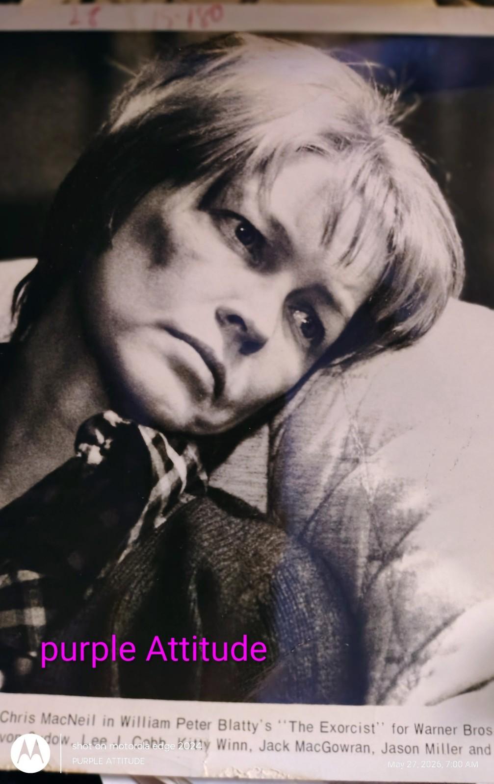 ​1973 The Exorcist Original Studio Press Mechanical Kit Ellen Burstyn Rare Neg.