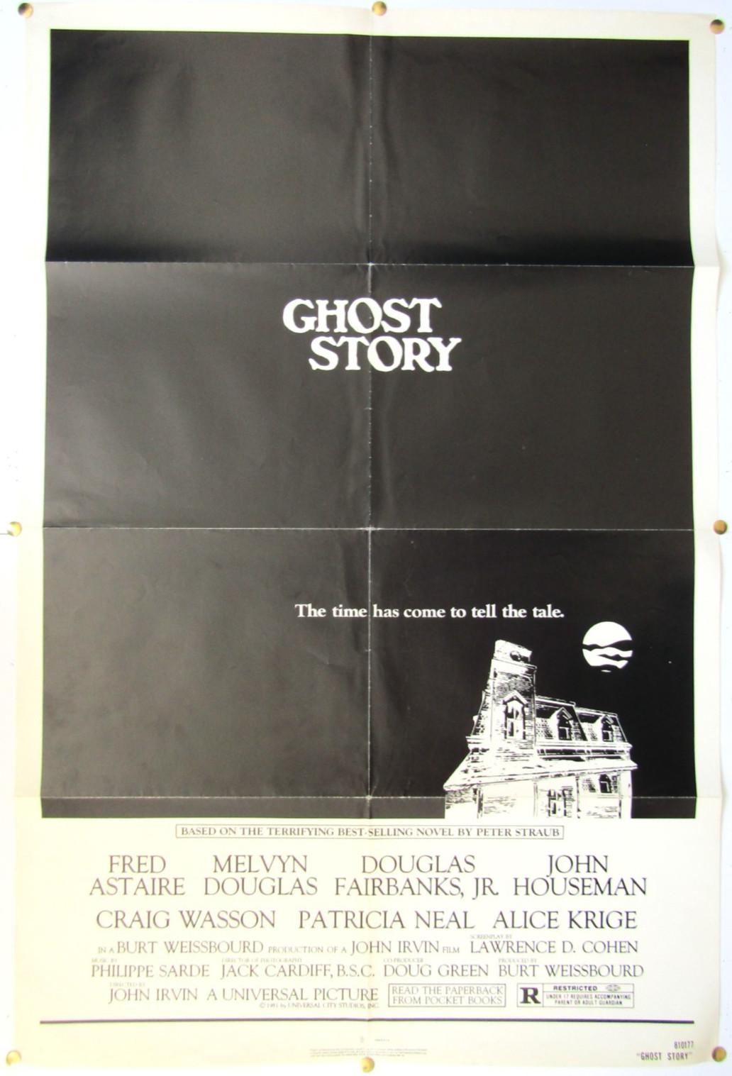 Original Ghost Story USA One Sheet Film  Poster 1981 Fred Astaire