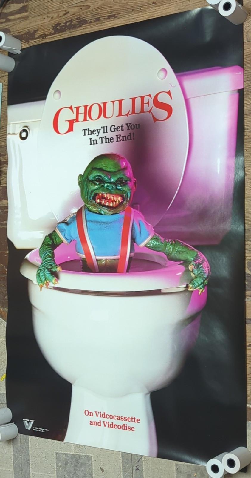 GHOULIES (1985) Original Home Movie Poster 24x36 Horror Vestron