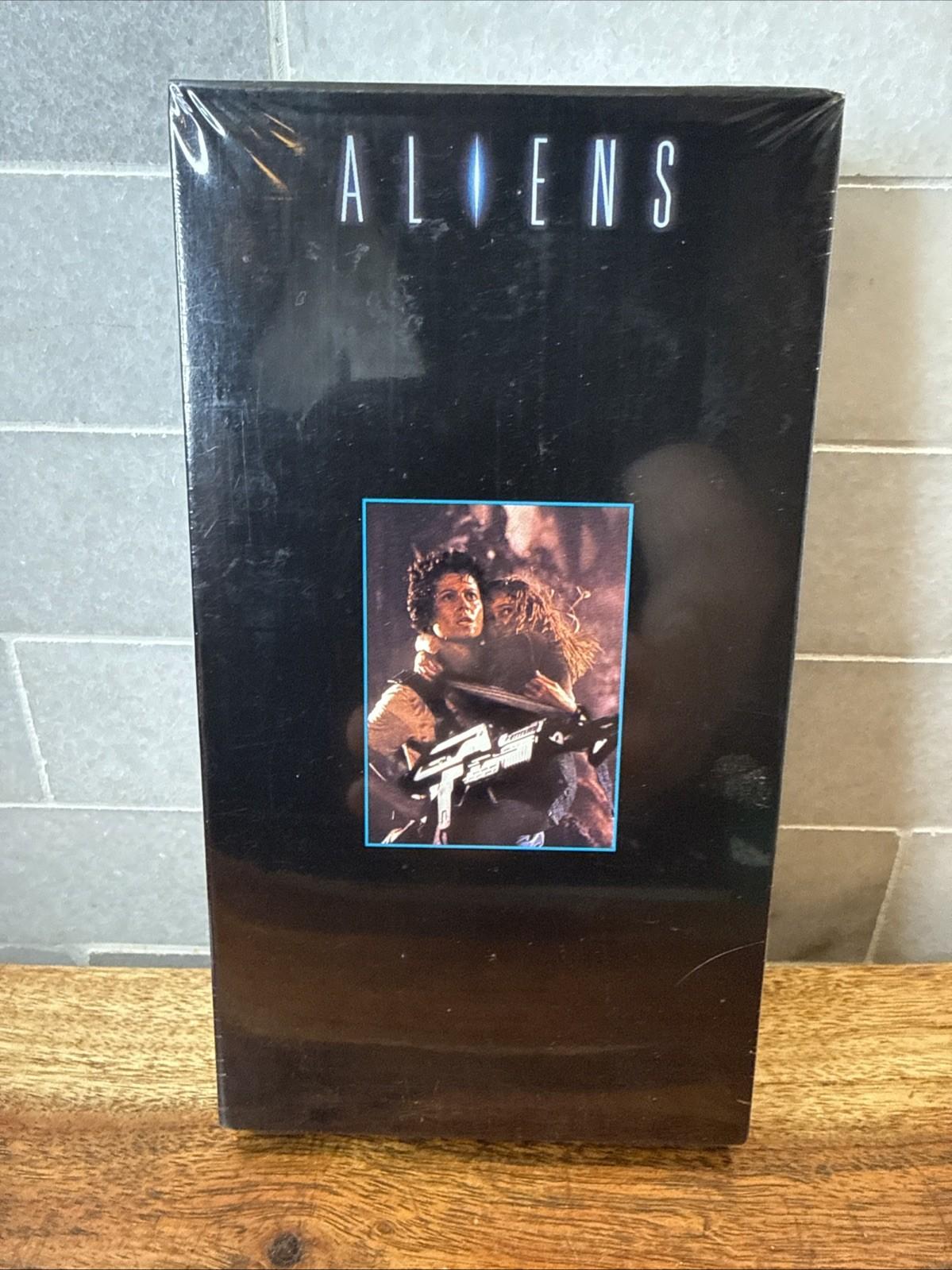 Aliens (VHS, 1992) 1986 Movie Fox Video Sigourney Weaver Sealed Watermark