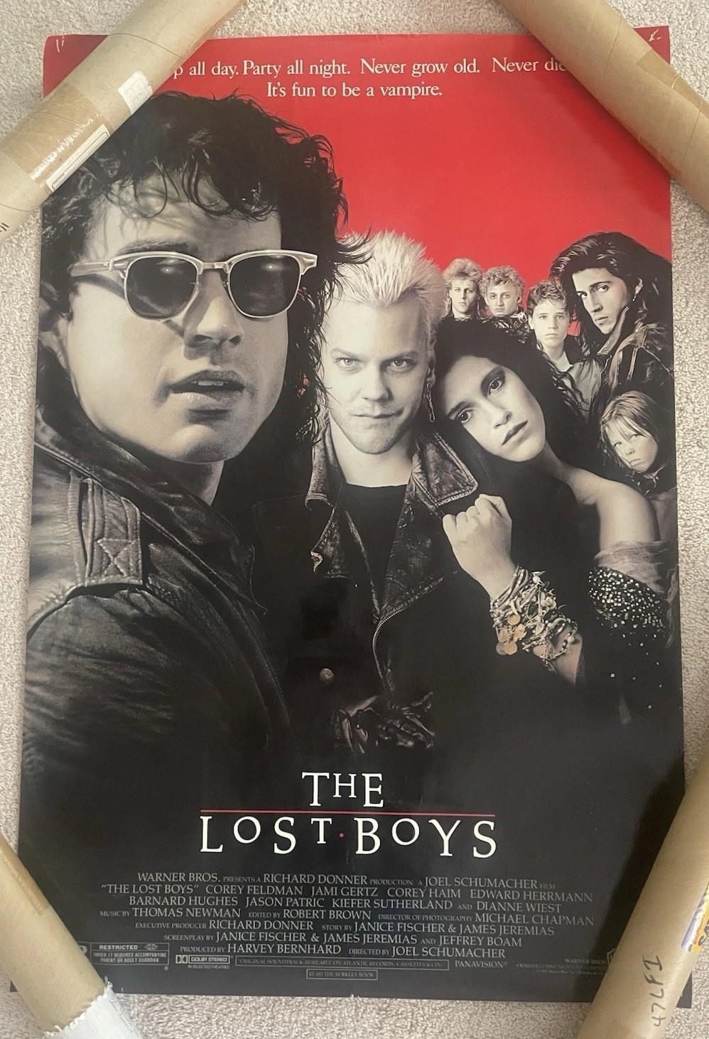 The Lost Boys Original One Sheet Movie Poster 1987