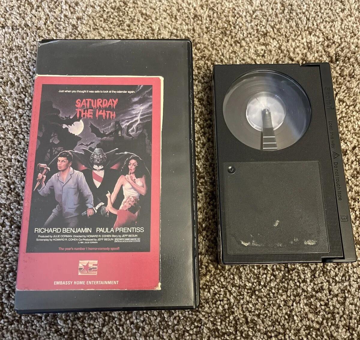 Embassy Betamax NOT VHS Saturday the 14th 1981 Horror BETA Spoof Cult Comedy