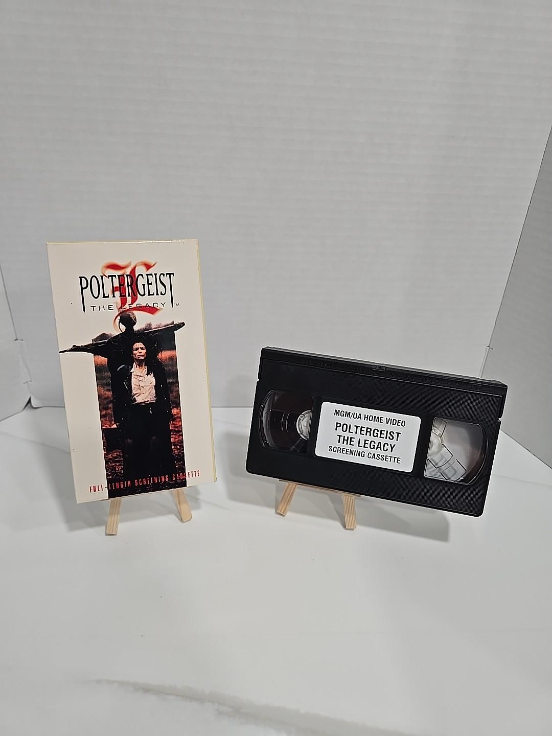 Poltergeist The Legacy VHS Horror PROMO Full Screener Cassette VGC RARE HTF