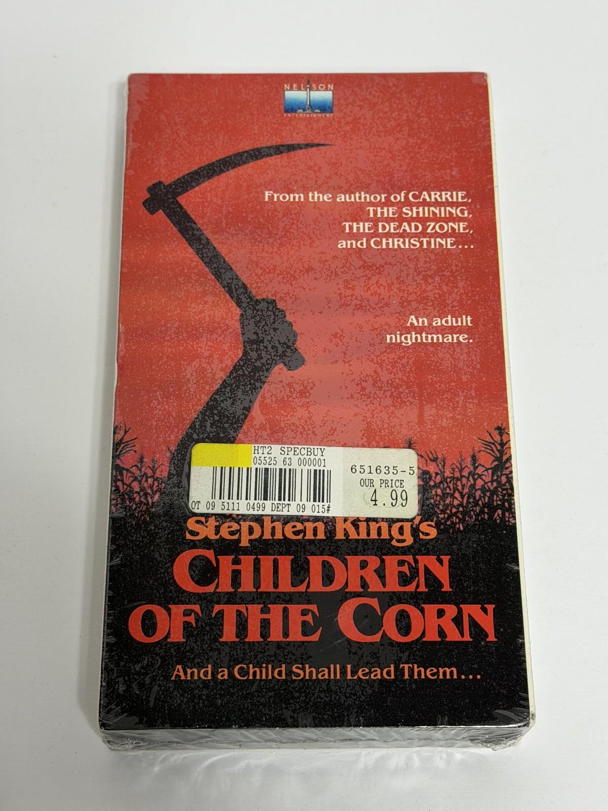 Children Of The Corn 1984 VHS Nelson / Embassy Horror *NEW Factory Sealed!*