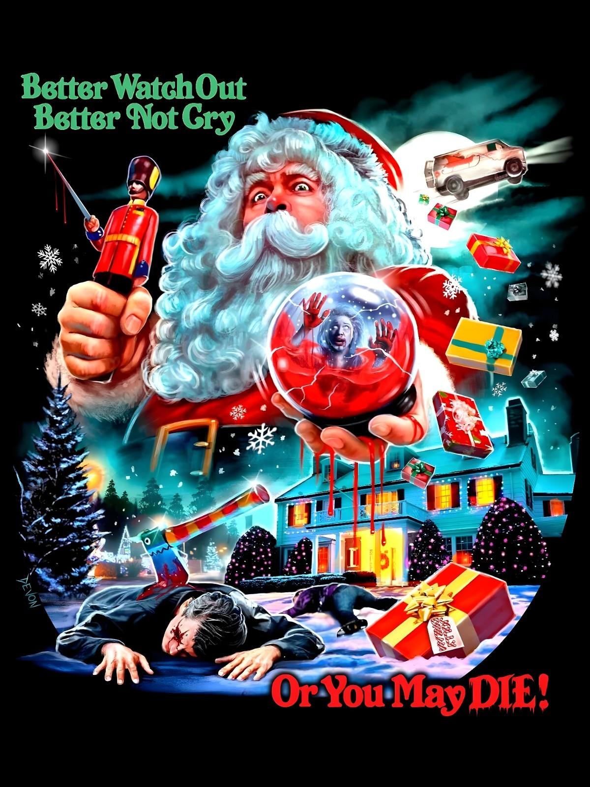 CHRISTMAS EVIL 1980 80's HORROR Movie Poster Wall Art Made in USA #1