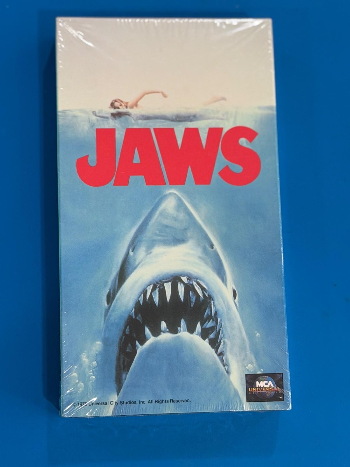 JAWS 1975/1991 Original Movie VHS Tape MCA New In Original WRAPPER Unopened