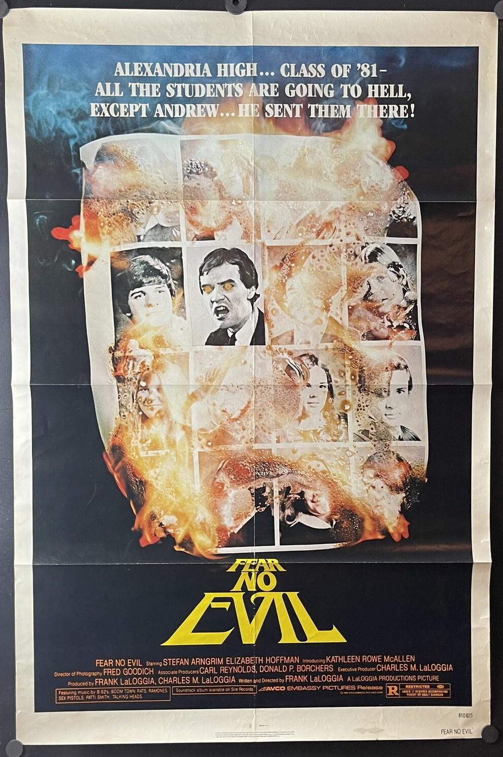 FEAR NO EVIL - 1981 - Original 1-Sheet Movie Poster - 27x41 810025